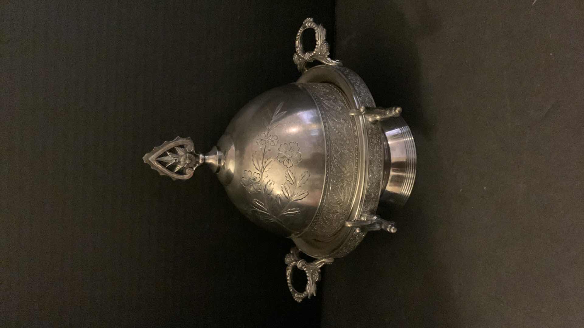 Photo 1 of THREE PIECE - SILVER PLATED COLLECTIBLES