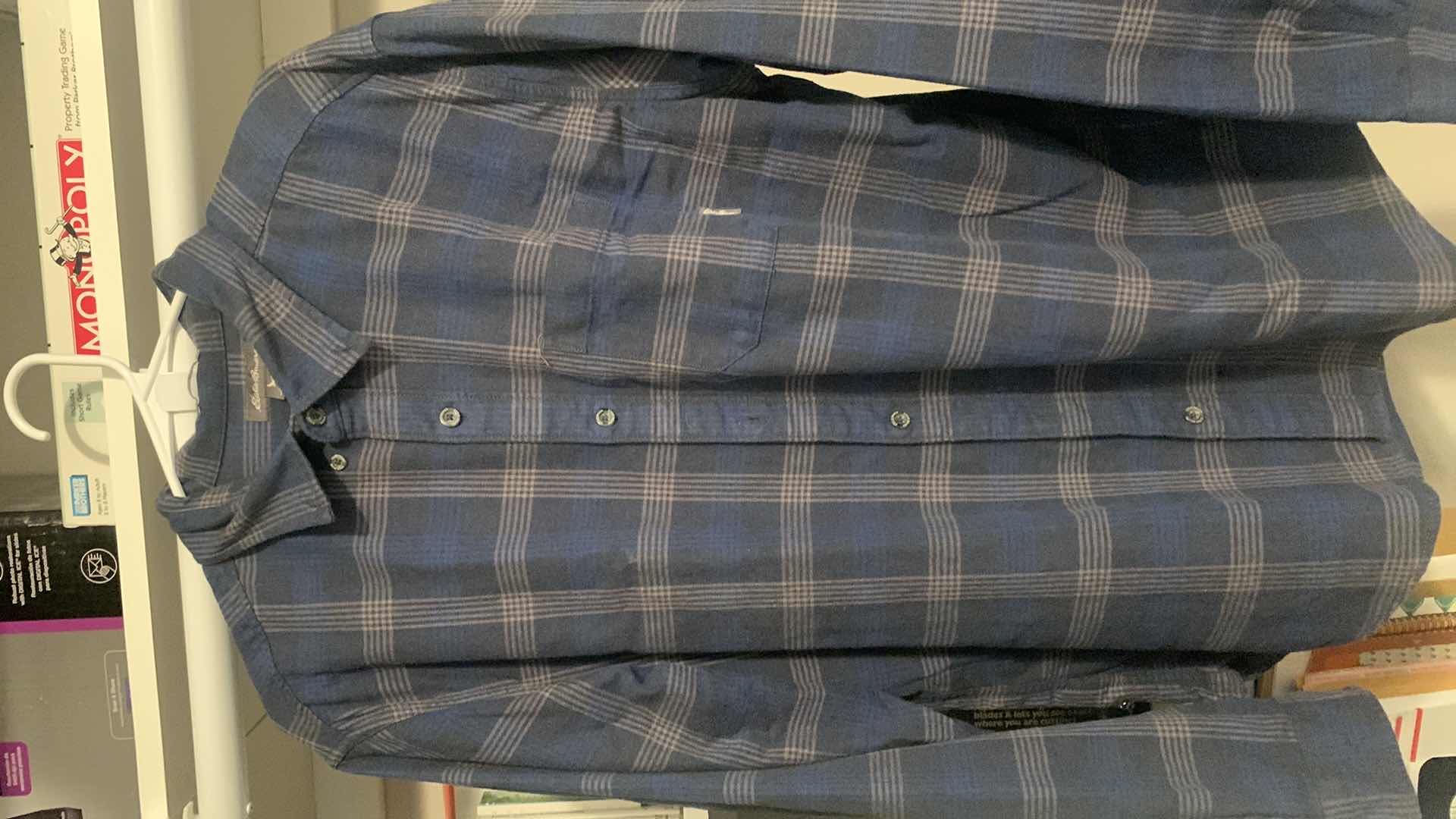 Photo 1 of MENS DESIGNER CLOTHING SIZE XL, 2 LONG SLEEVE EDDIE BAUER, TWO SHORT SLEEVE TOMMY BAHAMA