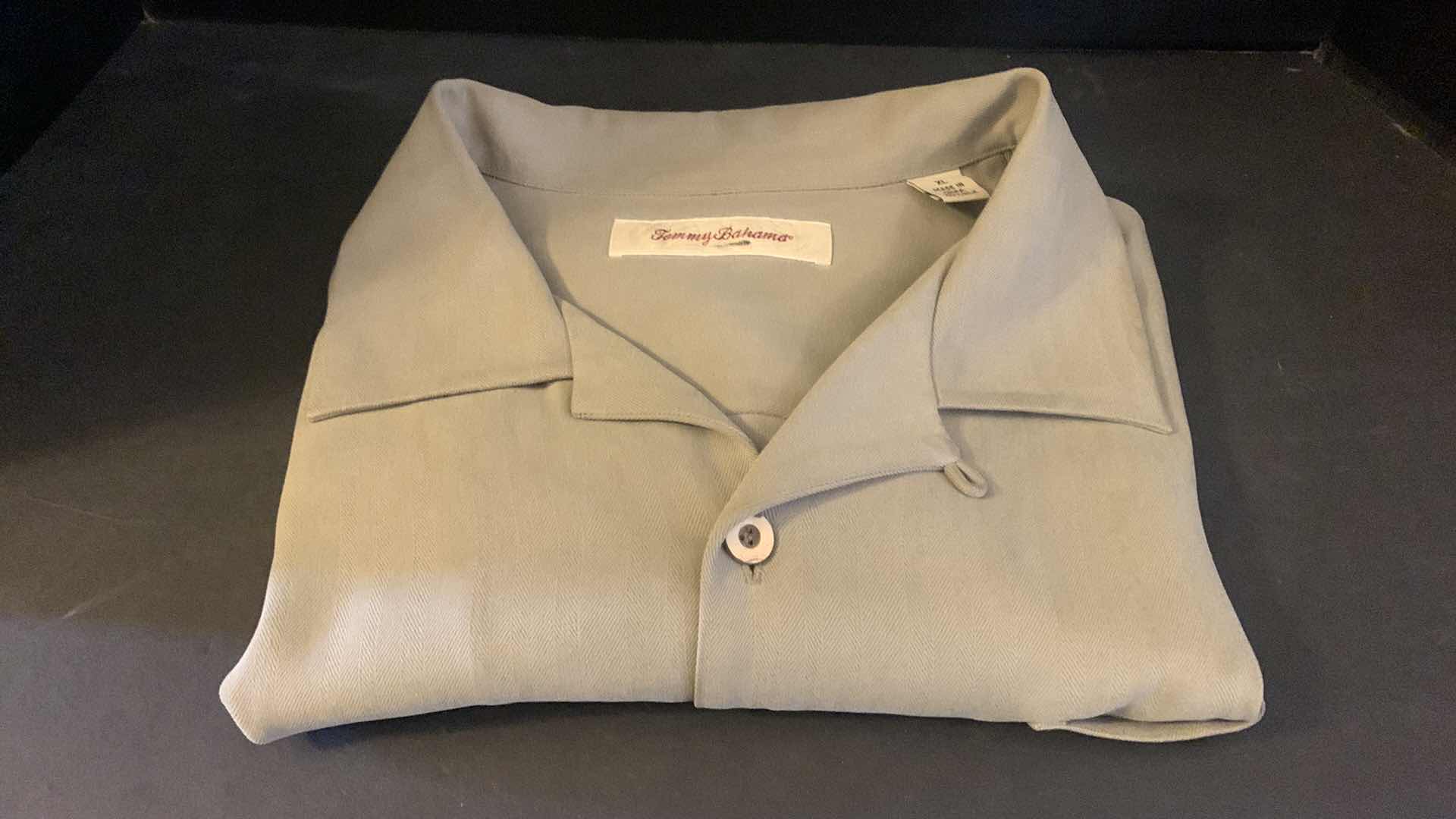 Photo 1 of MENS DESIGNER CLOTHING SIZE XL, 2 LONG SLEEVE EDDIE BAUER, TWO SHORT SLEEVE TOMMY BAHAMA