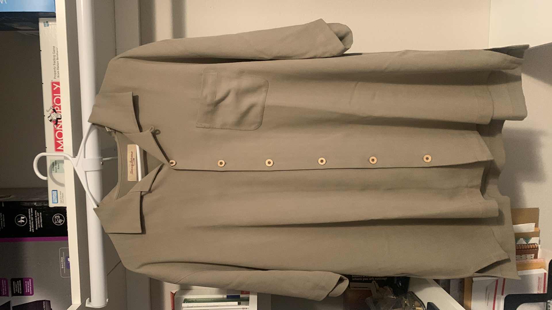 Photo 1 of MENS DESIGNER CLOTHING SIZE XL, 2 LONG SLEEVE EDDIE BAUER, TWO SHORT SLEEVE TOMMY BAHAMA