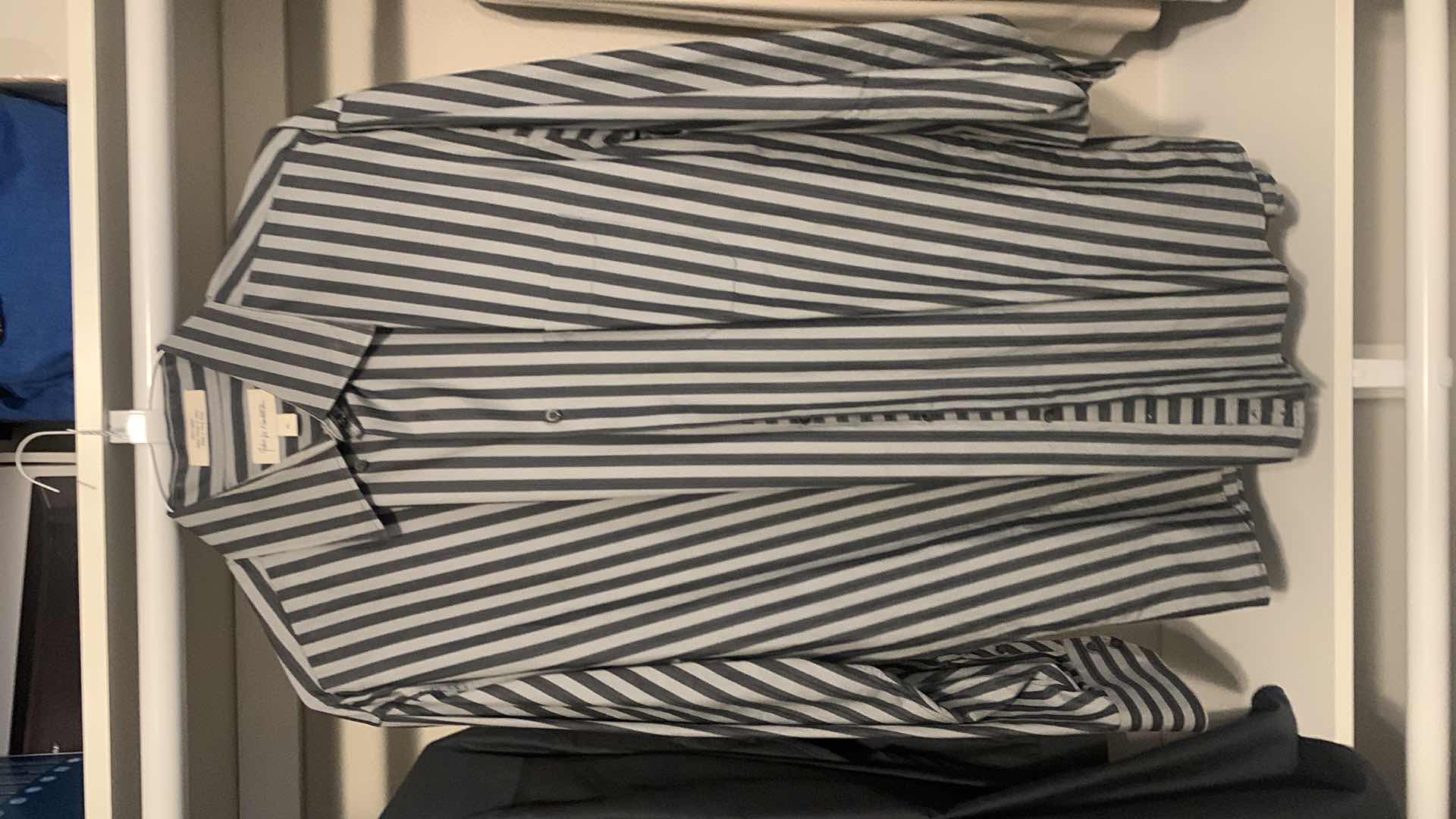 Photo 1 of DESIGNER MENS COLLARED SHIRTS, TIES, SUSPENDERS AND MORE, SIZE 17 x 35