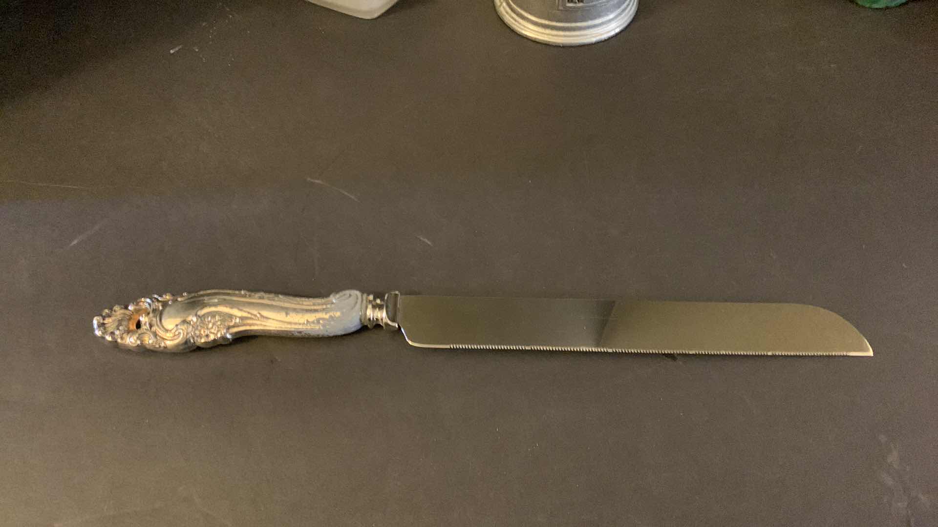 Photo 4 of HOME DECOR COLLECTIBLES, SILVER PLATED TRAY, TERRA ROSE POTTERY VASE, PEWTER MUG AND MORE