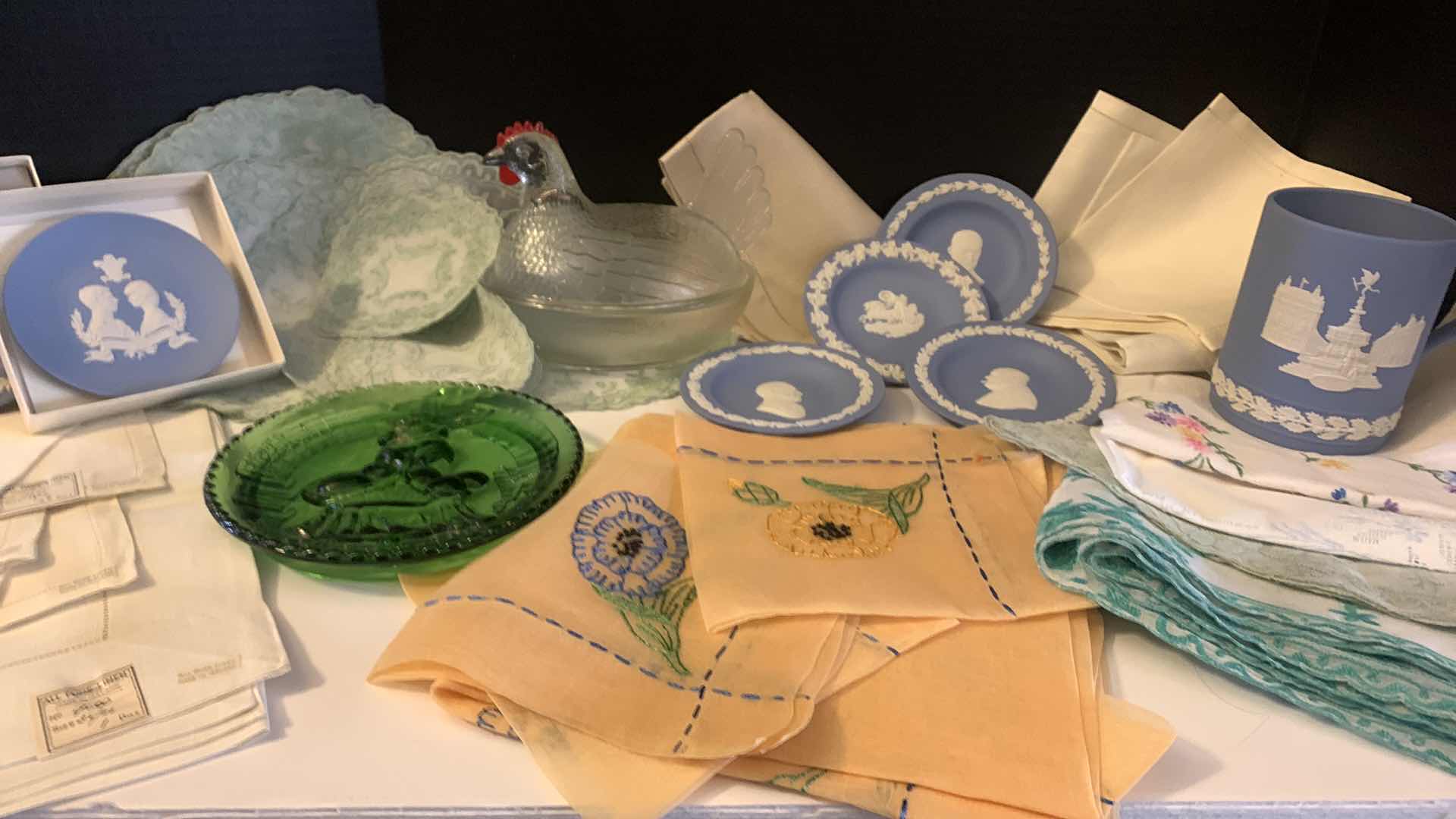 Photo 1 of HOME COLLECTIBLES, IRISH LINEN, WEDGEWOOD AND MORE