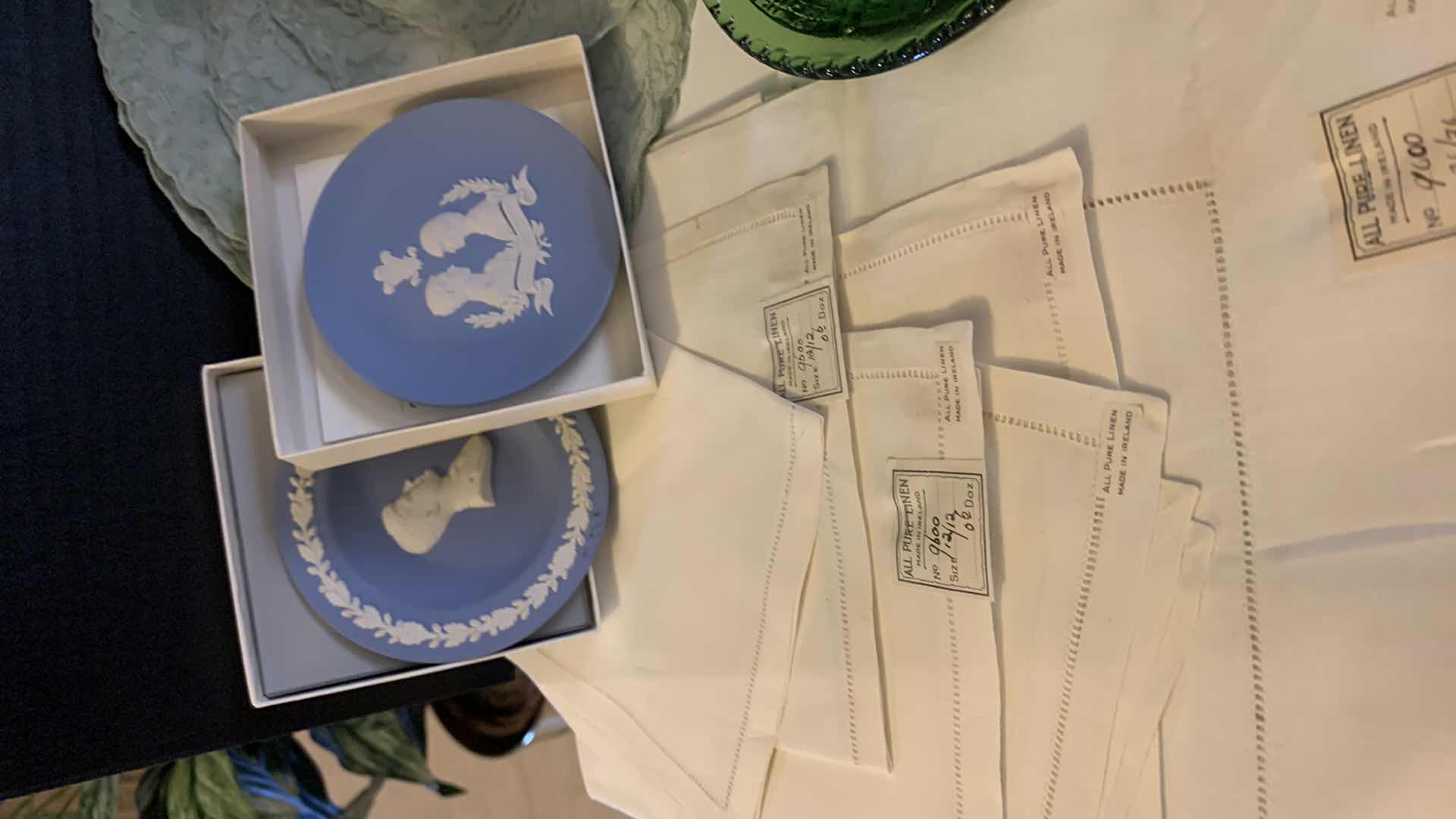 Photo 1 of HOME COLLECTIBLES, IRISH LINEN, WEDGEWOOD AND MORE