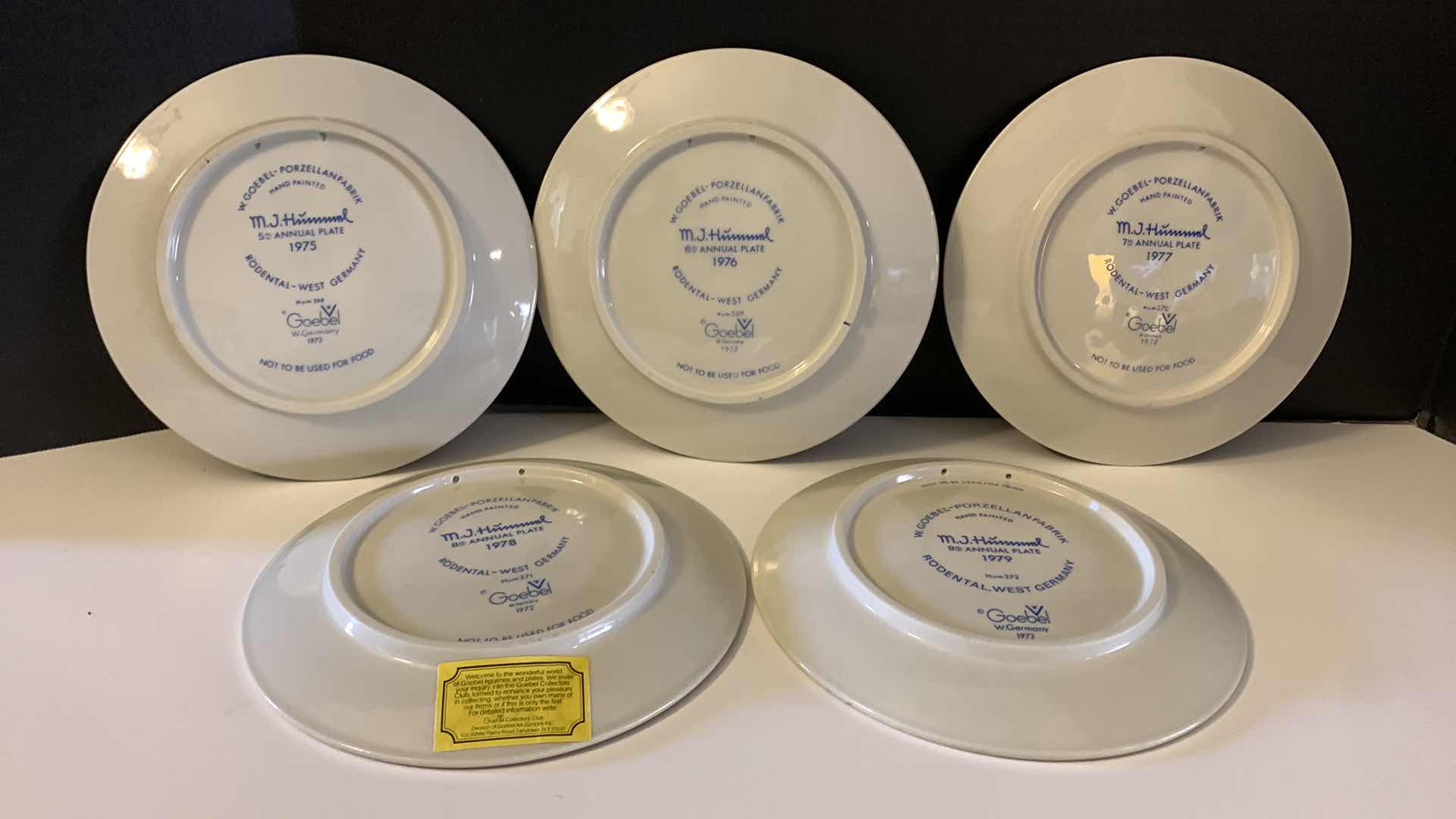 Photo 1 of 5 - GOEBEL HUMMEL COLLECTIBLE PLATES