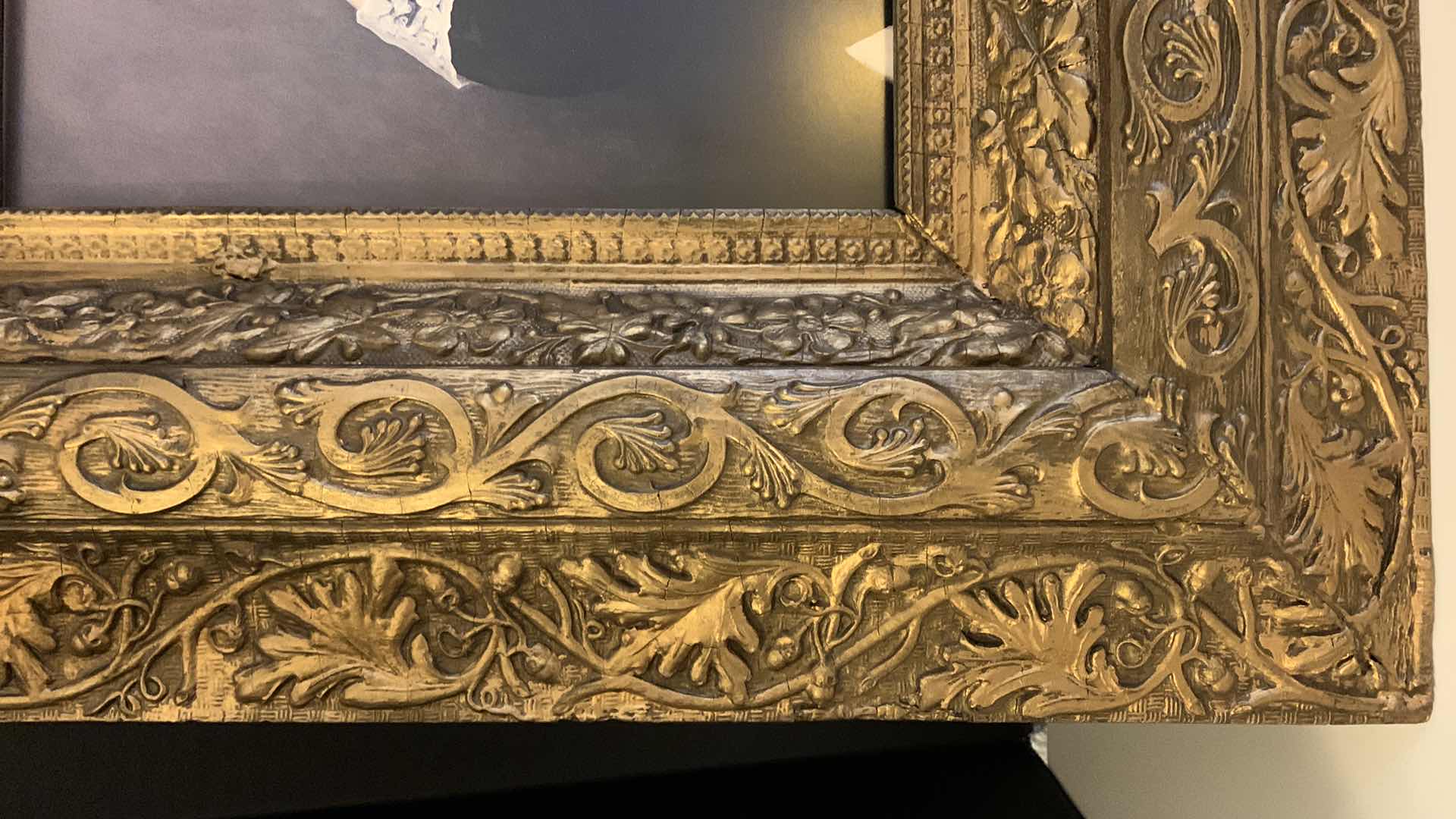 Photo 1 of ARTWORK, “Louise Antoinette Feuardent" by Jean-Francois Millet, IN ORNATE WOOD FRAME 19” x H21”