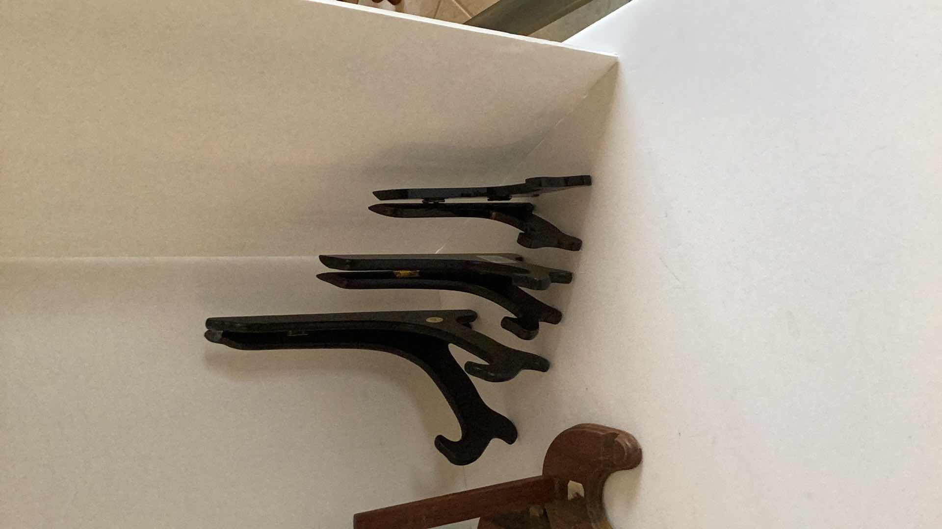 Photo 1 of ASSORTED PLATE STANDS AND HANGERS