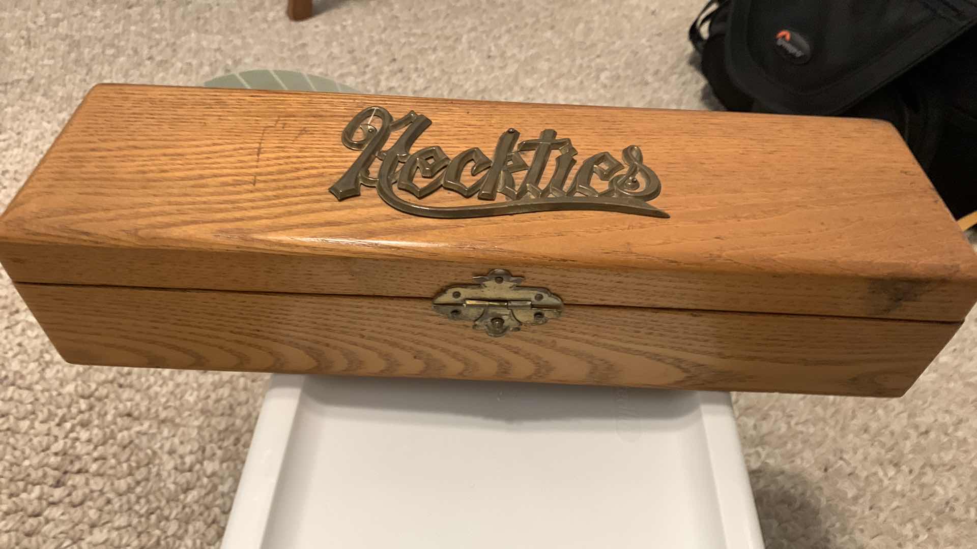 Photo 1 of CONTENTS ON SHELF OFFICE SUPPLIES AND NECKTIE BOX