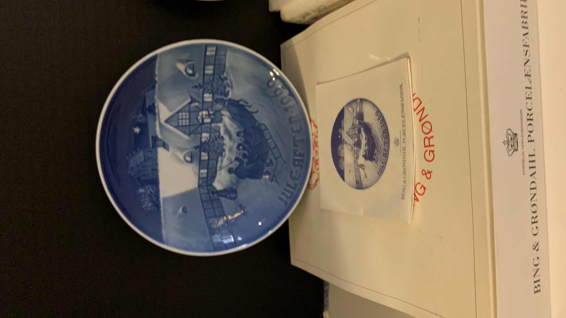 Photo 1 of 2 - COLLECTIBLE COPENHAGEN PORCELAIN PLATES, B&G