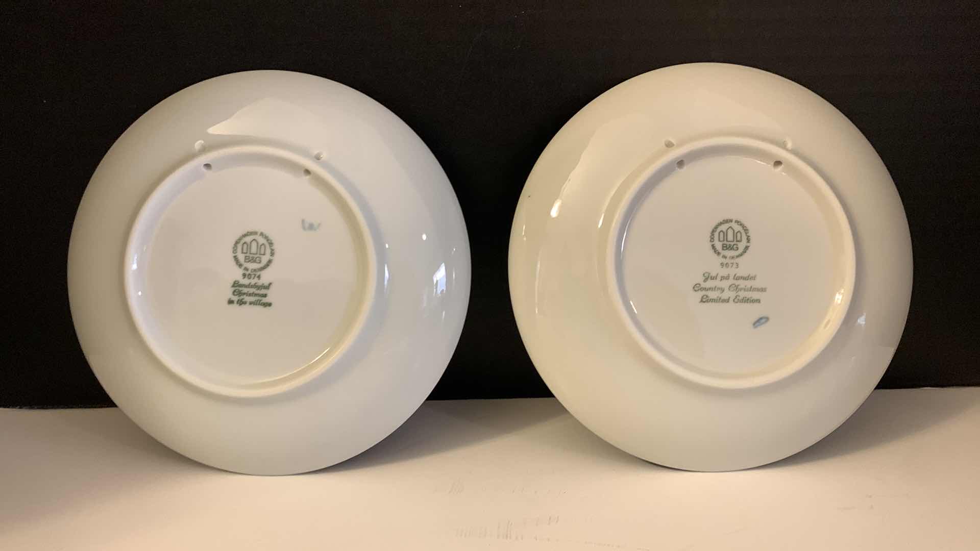 Photo 1 of 2 - COLLECTIBLE COPENHAGEN PORCELAIN PLATES, B&G