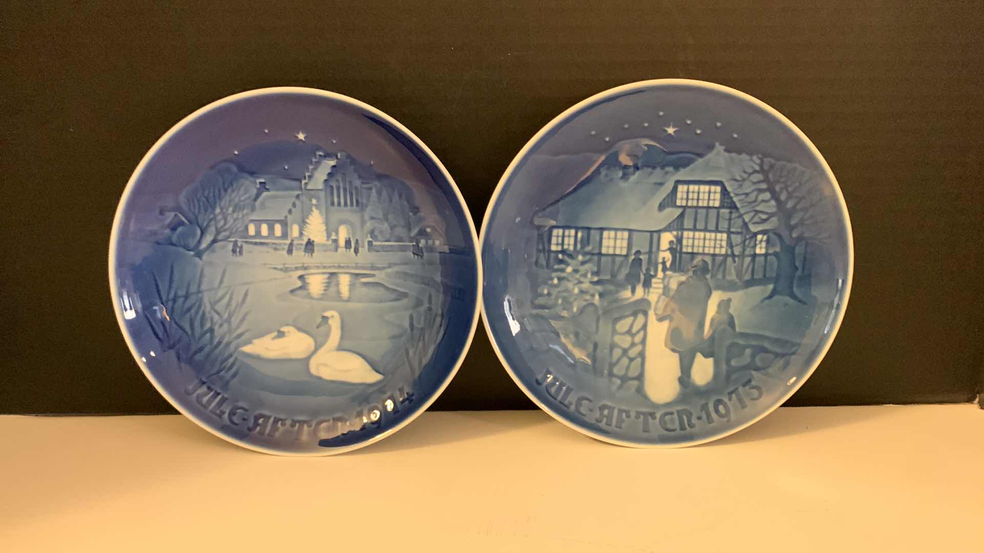 Photo 1 of 2 - COLLECTIBLE COPENHAGEN PORCELAIN PLATES, B&G