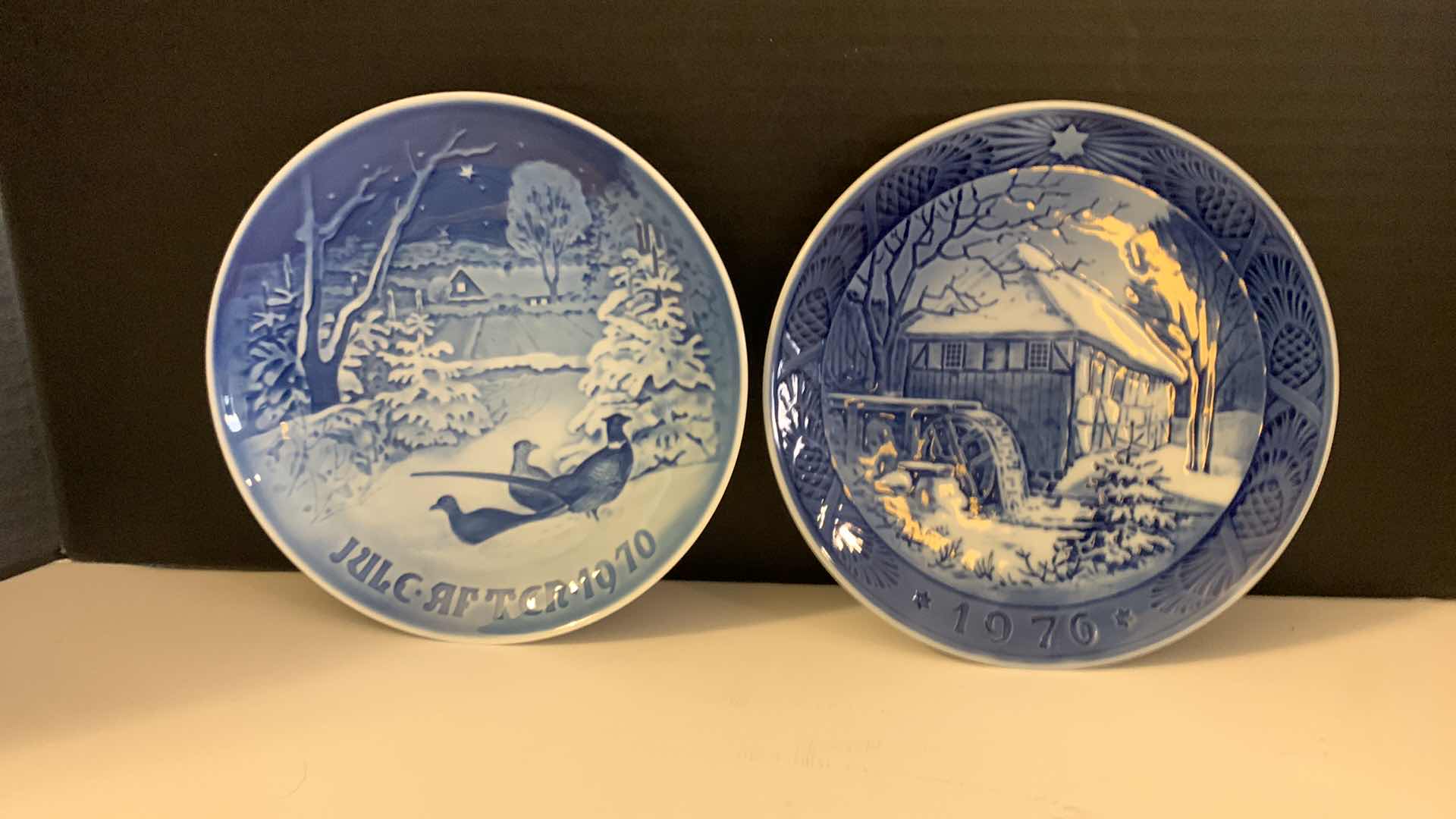 Photo 1 of 2 - COLLECTIBLE COPENHAGEN PORCELAIN PLATES, B&G