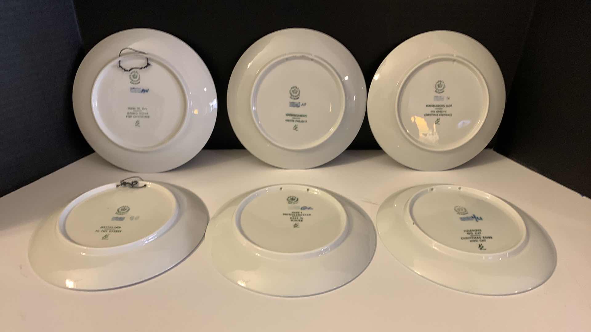 Photo 1 of 6 - COLLECTIBLE COPENHAGEN PORCELAIN PLATES, B&G