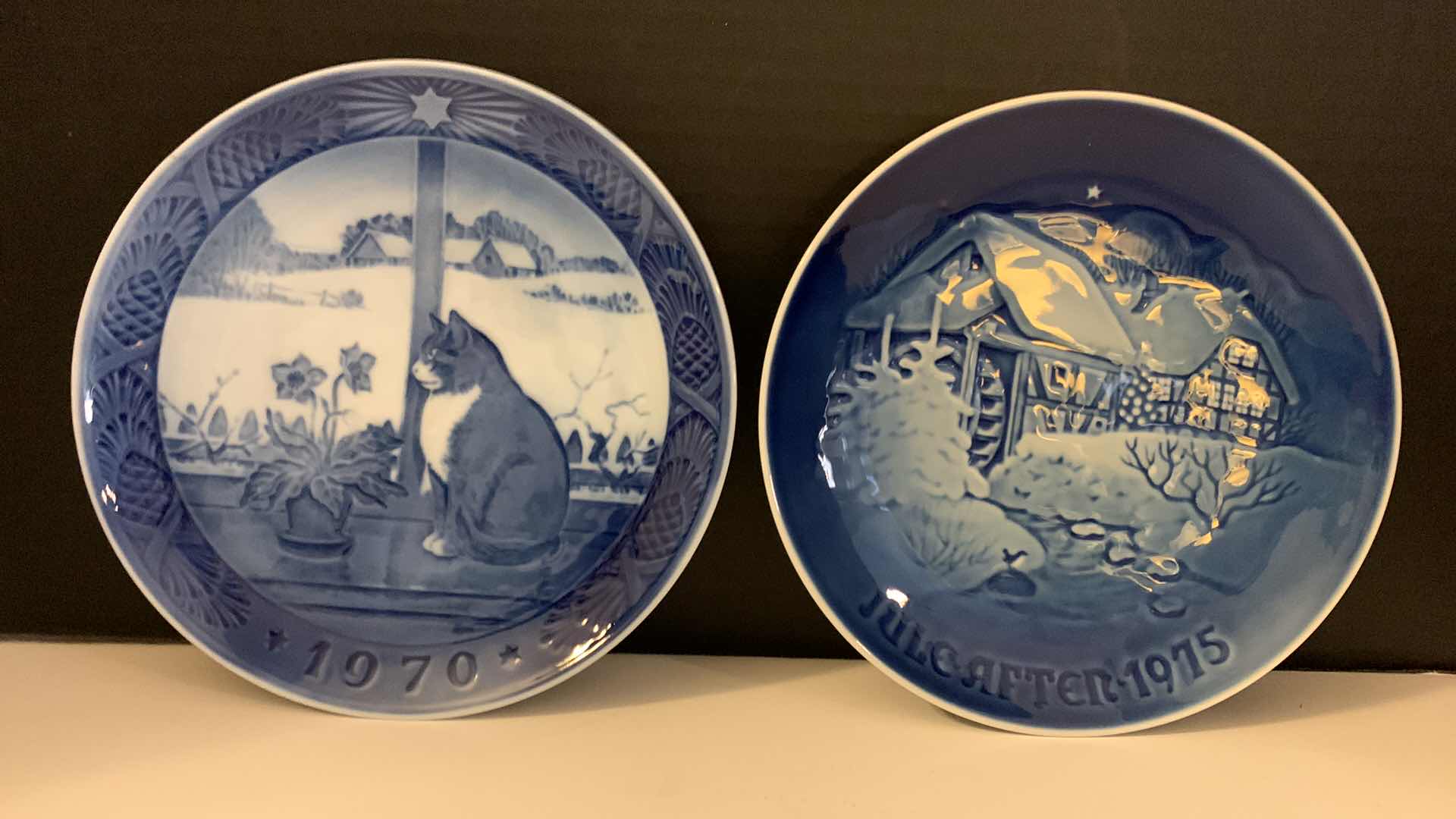 Photo 1 of 5 - COLLECTIBLE COPENHAGEN PORCELAIN PLATES, B&G