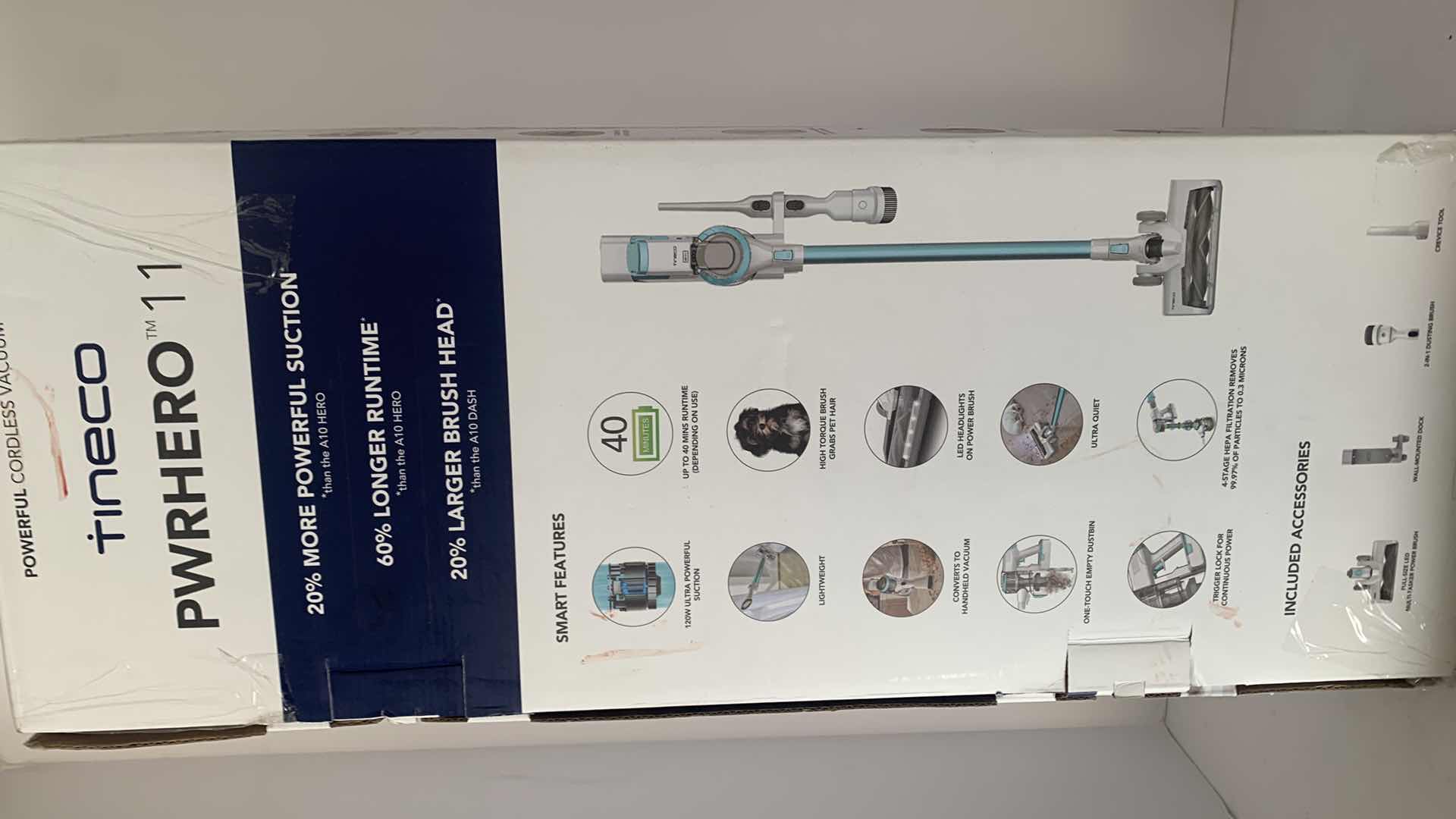 Photo 1 of TINECO PWRHERO 11 POWERFUL CORDLESS VACUUM