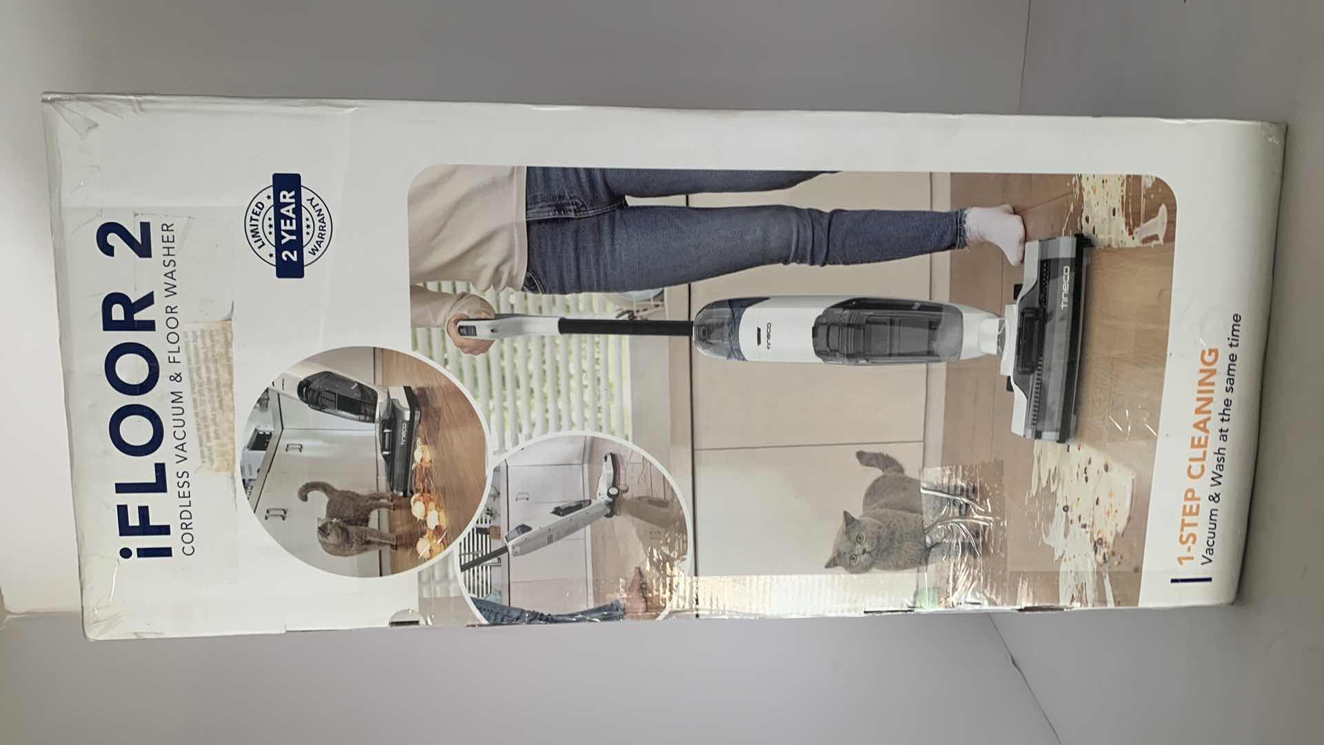 Photo 1 of iFLOOR 2 TINECO THE FASTEST CLEAN FOR HARDWOOD FLOORS, TILE, LINOLEUM, VINYL