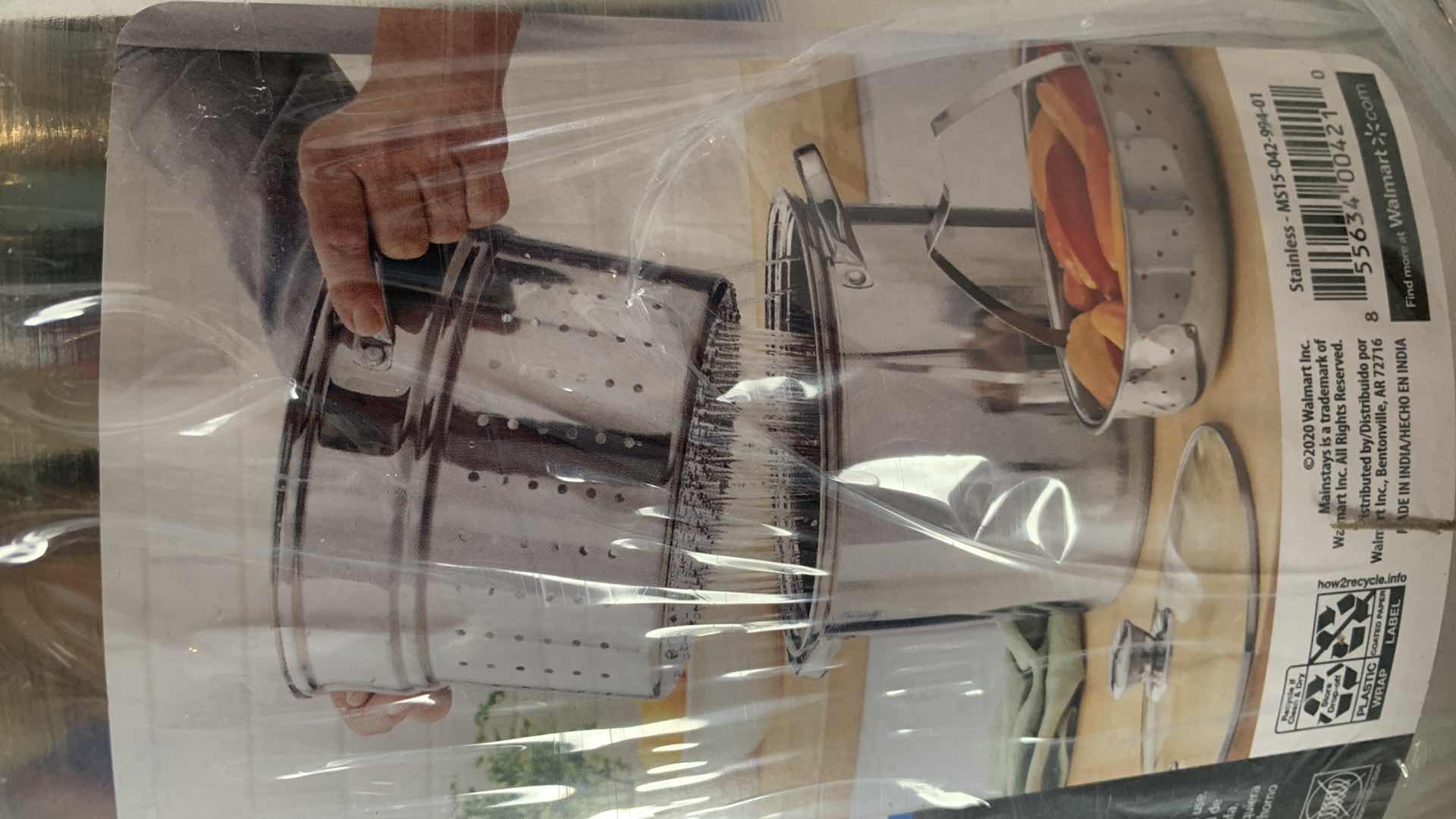 Photo 1 of MAINSTAYS 4 pv 8-QUART STAINLESS STEEL MULTI-COOKER WITH LID