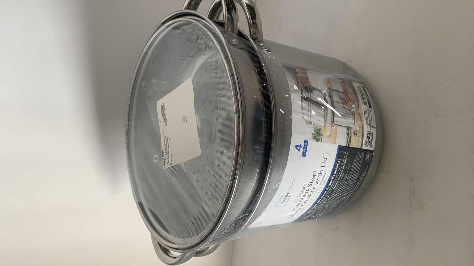 Photo 1 of MAINSTAYS 4 pv 8-QUART STAINLESS STEEL MULTI-COOKER WITH LID