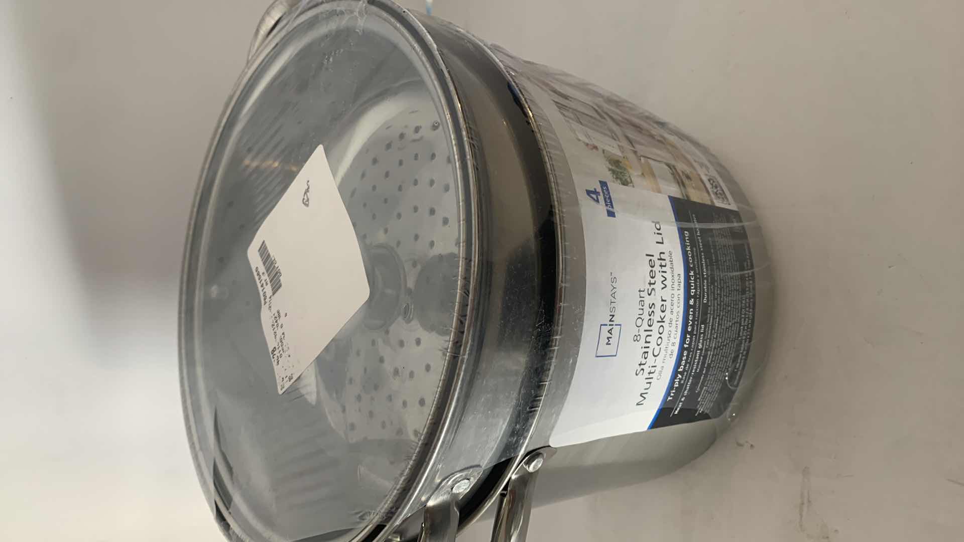 Photo 1 of MAINSTAYS 4 pv 8-QUART STAINLESS STEEL MULTI-COOKER WITH LID