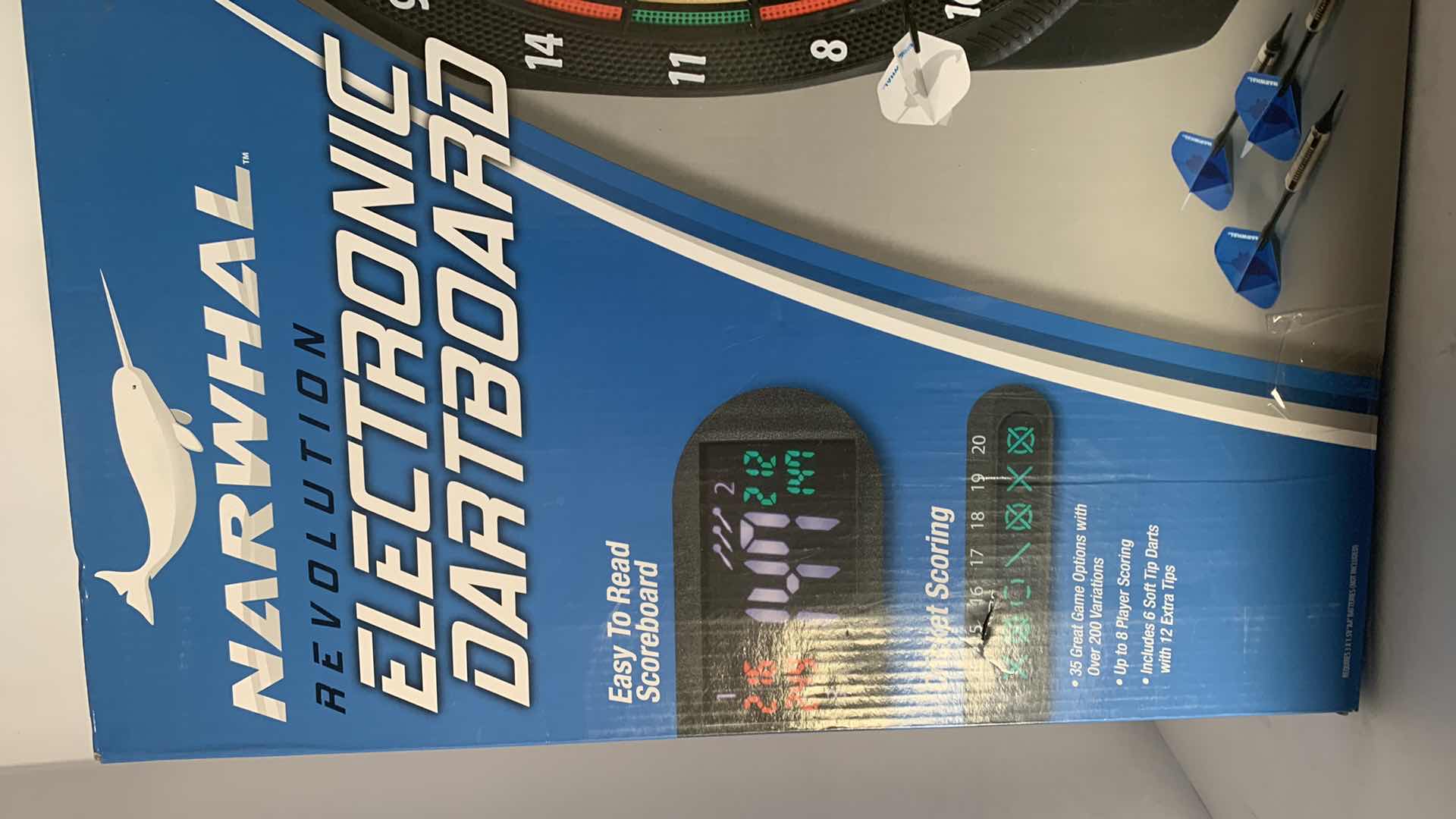 Photo 1 of NARWHAL REVOLUTION ELECTRONIC DARTBOARD