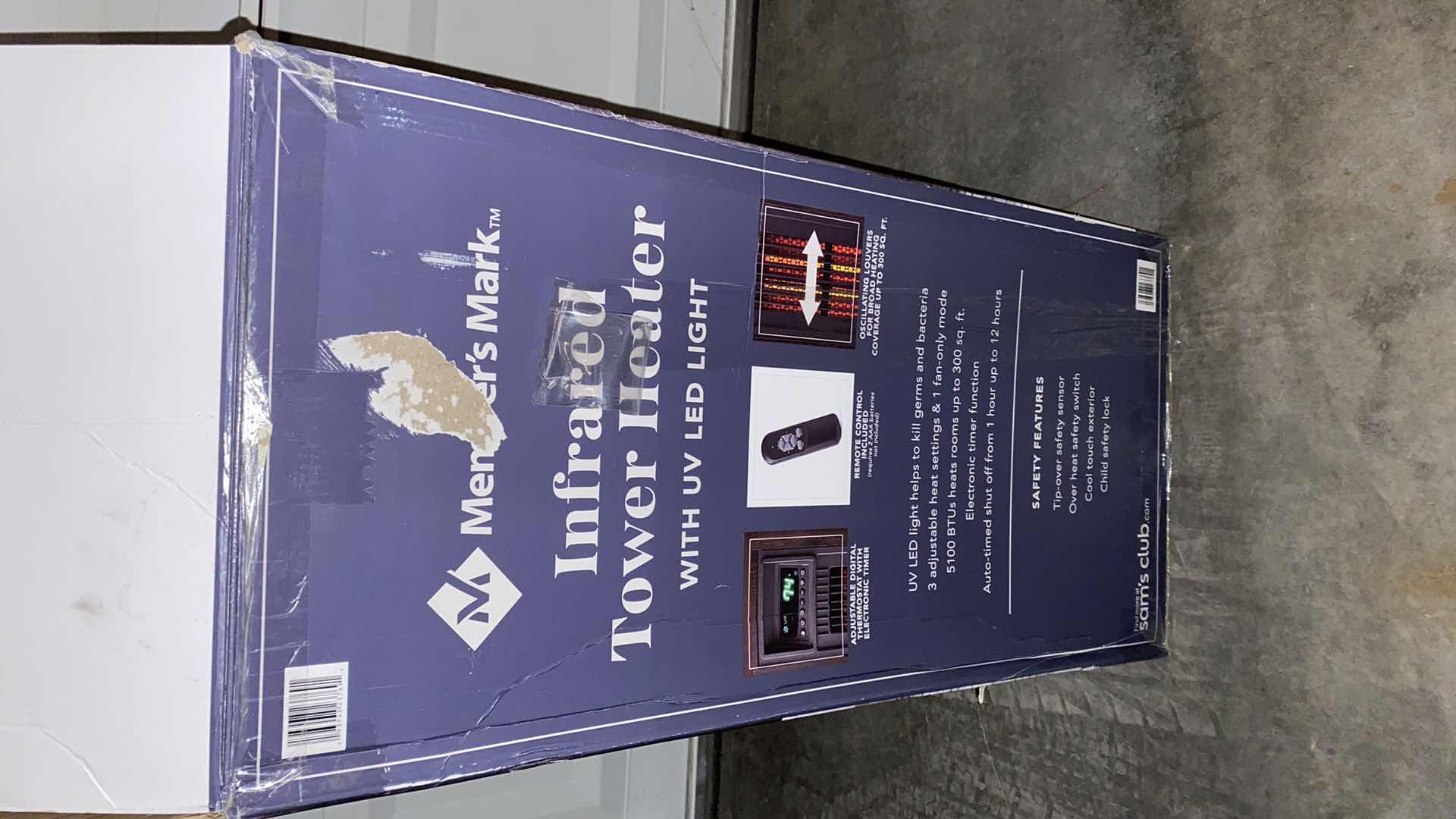 Photo 1 of MEMBERS MARK INFRARED TOWER HEATER WITH UV LIGHT