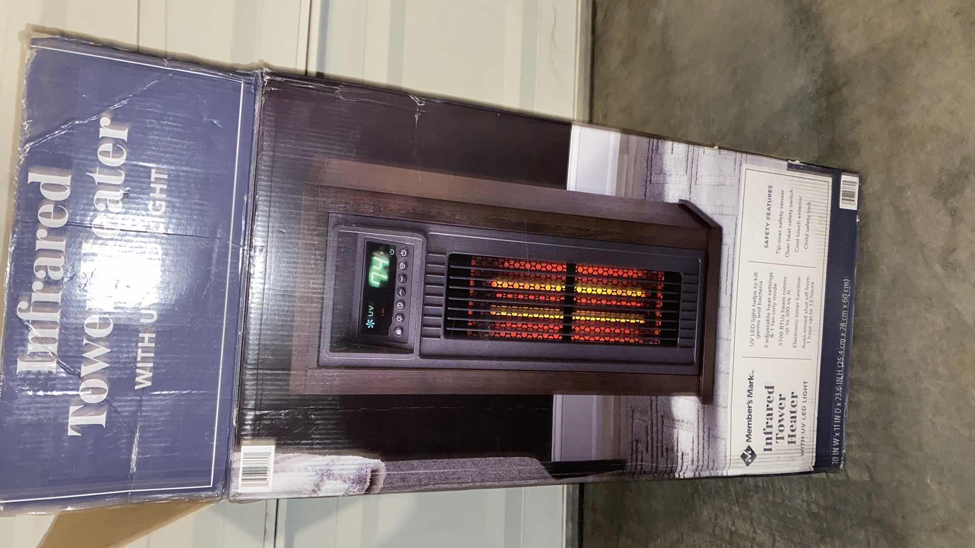 Photo 1 of MEMBERS MARK INFRARED TOWER HEATER WITH UV LIGHT