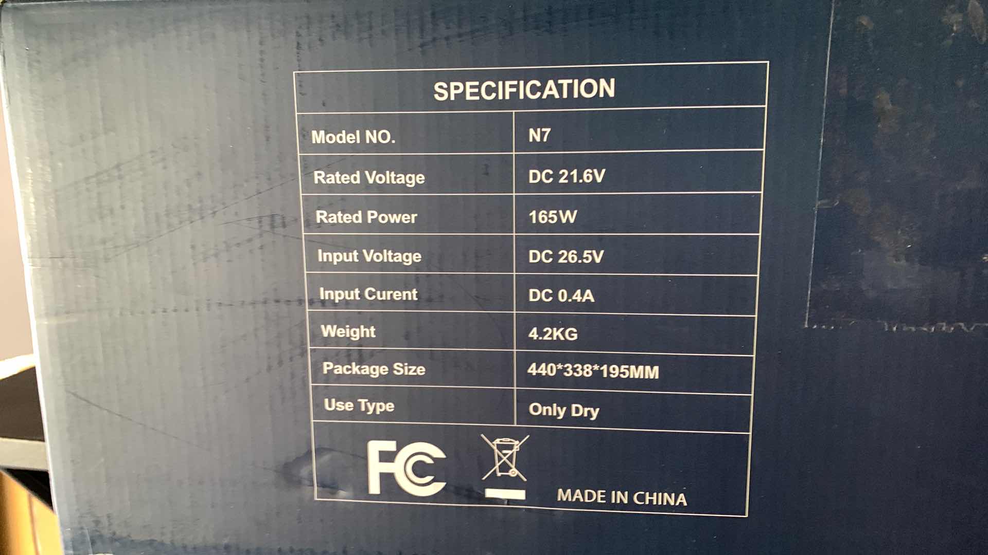 Photo 1 of TASVAC FOLDABLE CORDLESS VACUUM CLEANER