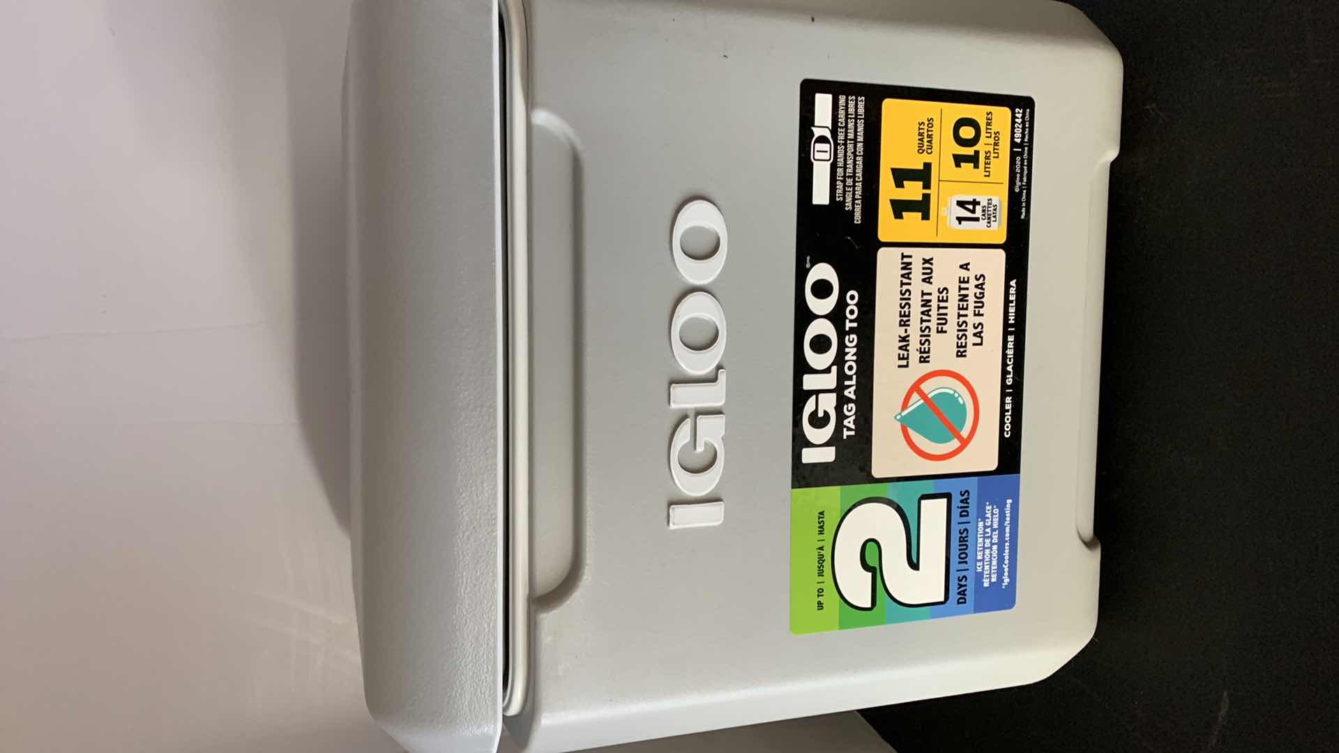 Photo 1 of IGLOO TAG ALONG TOO, 11 QUARTS, 2 DAY ICE RETENTION