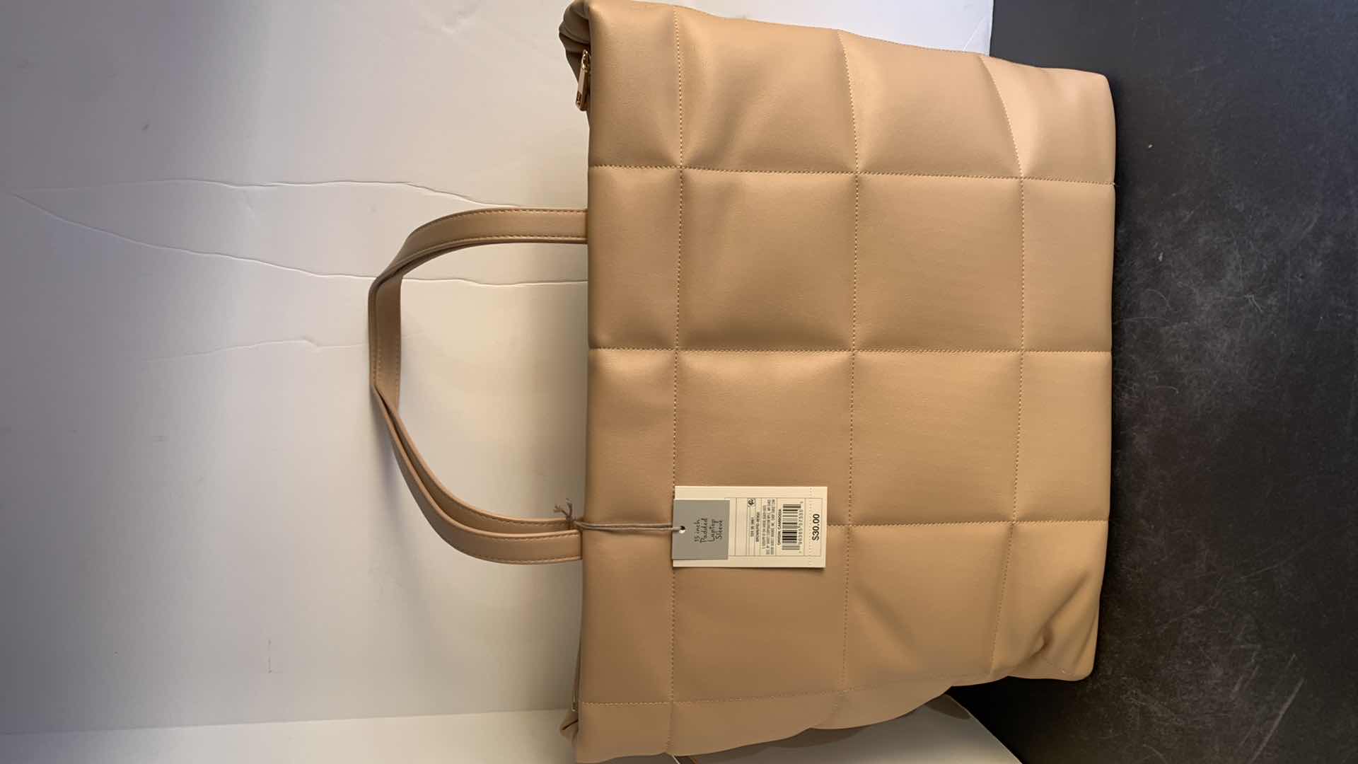 Photo 5 of A NEW DAY, 15 INCH PADDED LAPTOP SLEEVE, TAN $30