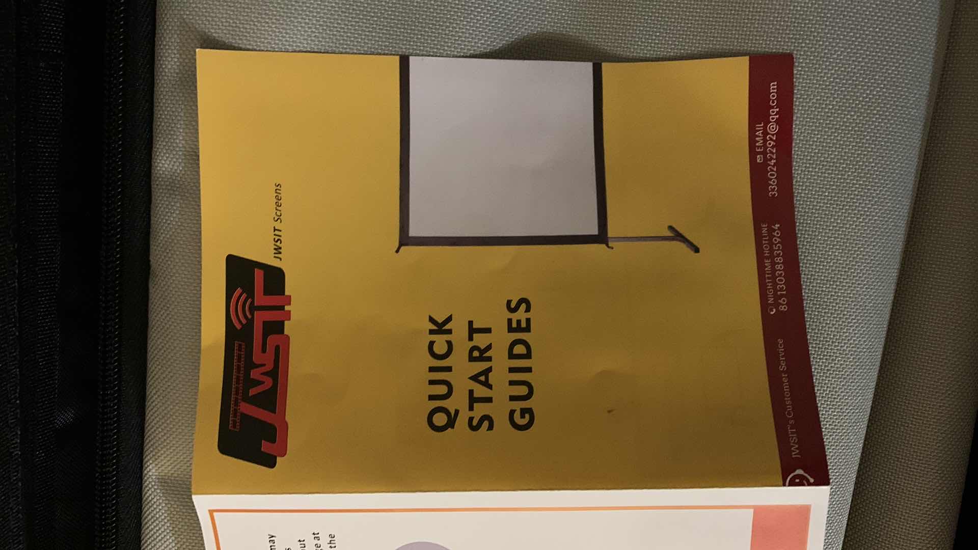 Photo 1 of JWSIT PROJECTION SCREEN