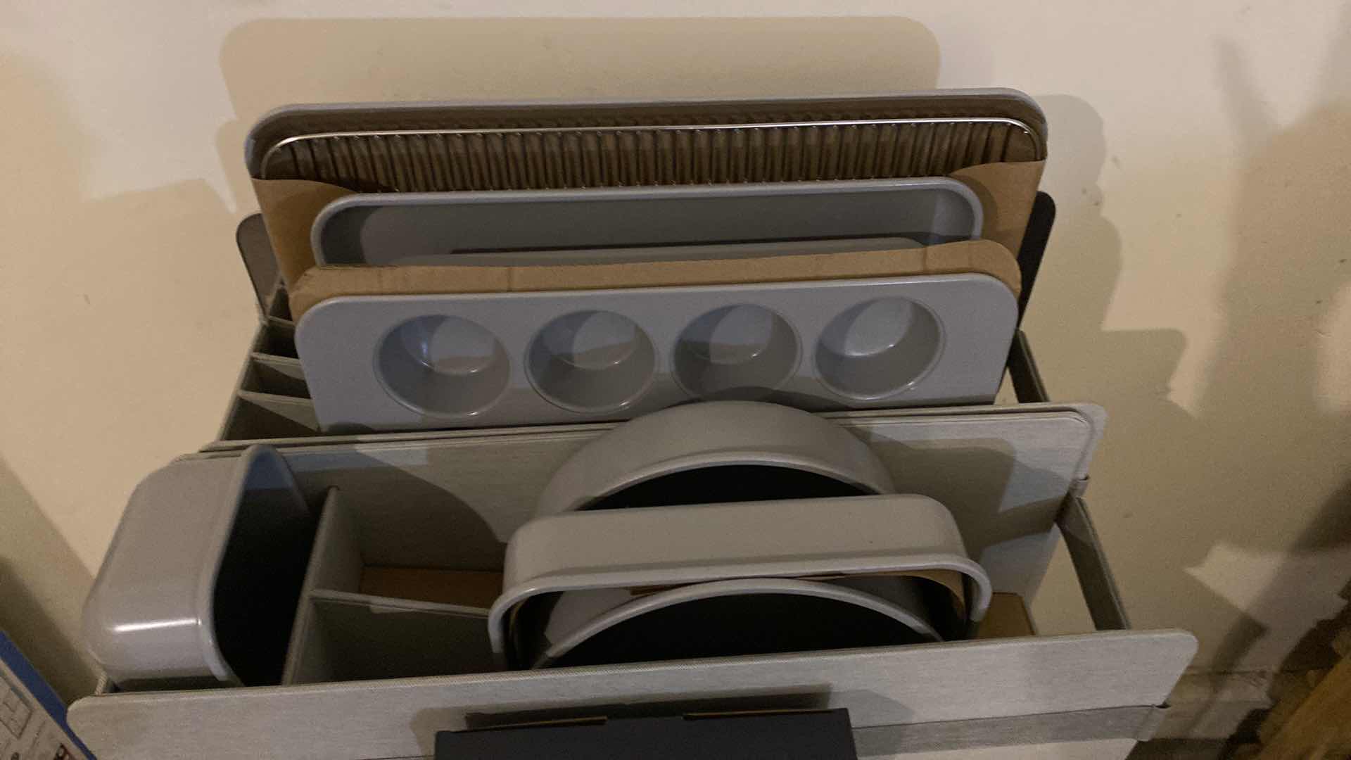 Photo 1 of CARAWAY NONSTICK BAKEWARE 11 PIECES INCLUDING STORAGE RACK