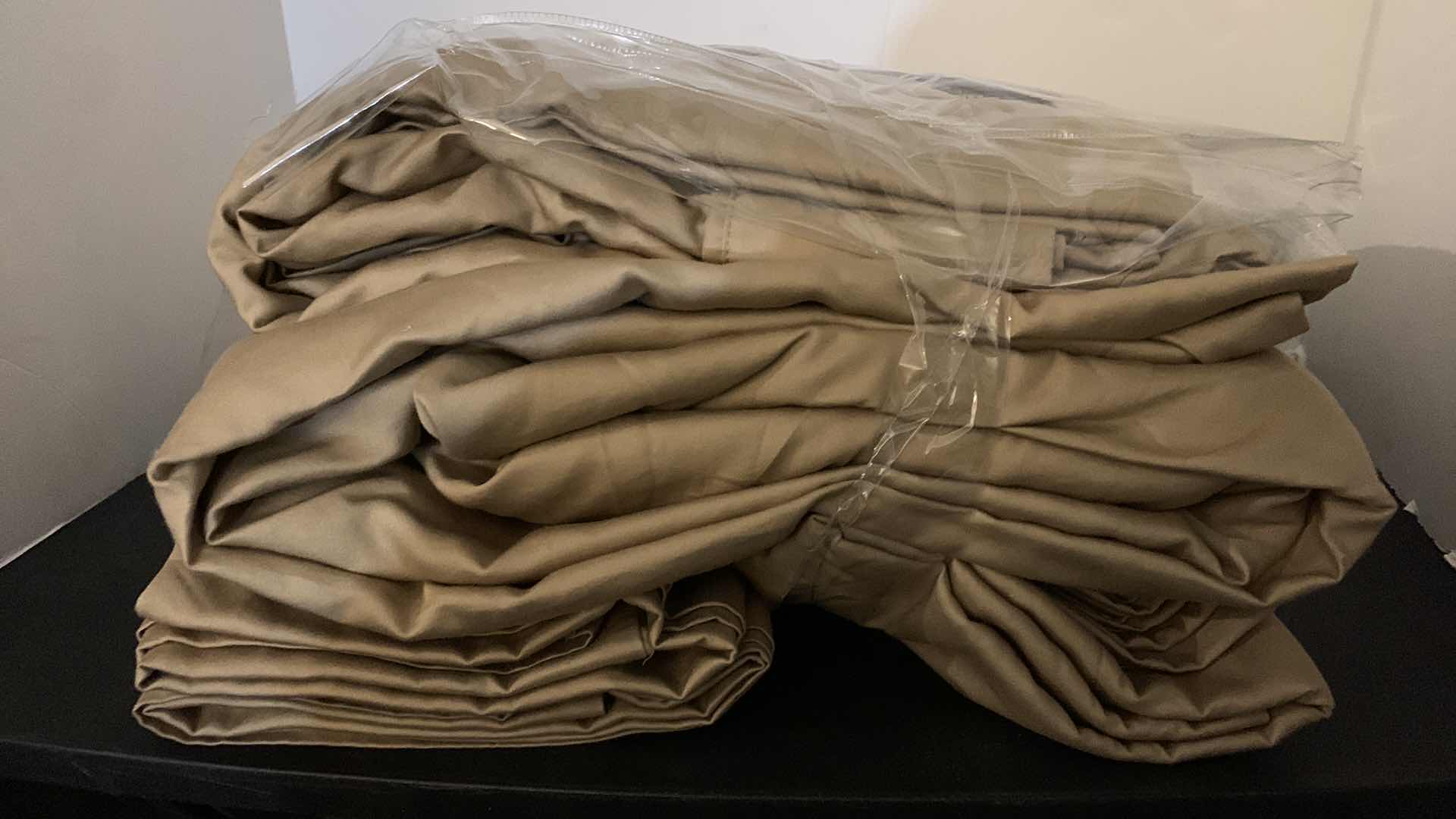 Photo 1 of MADISON PARK 800 THREAD COUNT COTTON RICH SHEET SET, CAL KING KHAKI