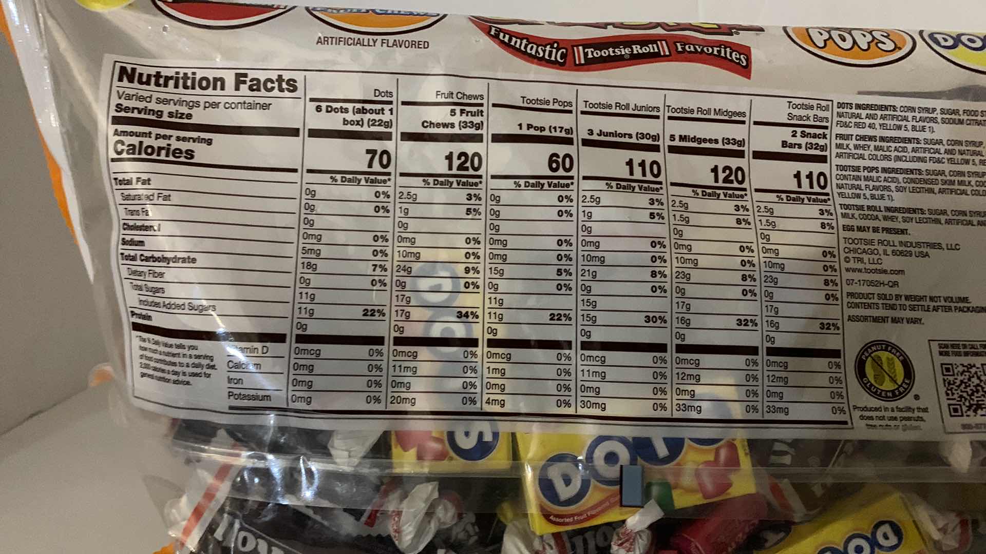 Photo 1 of 12 BAGS OF CHILDSPLAY 3 1/4 POUNDS CANDY