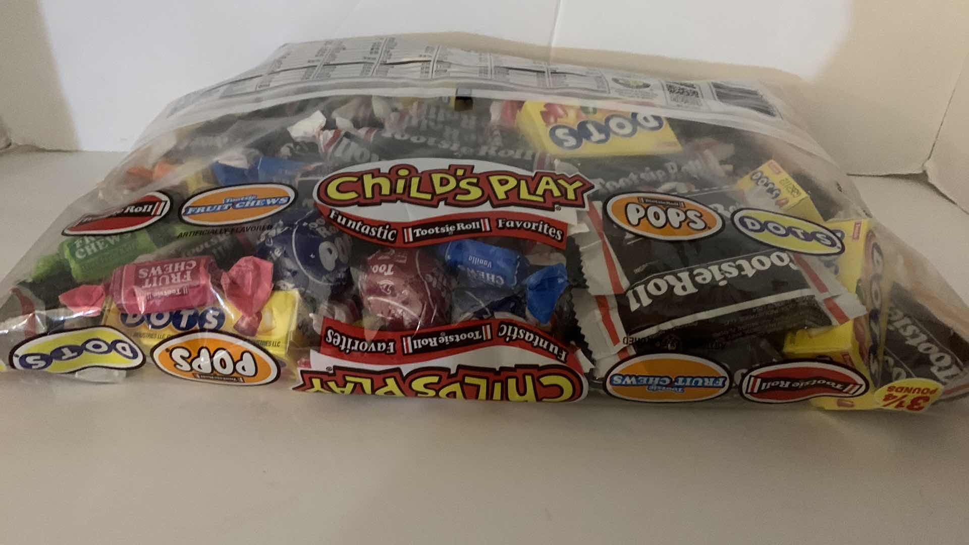Photo 1 of 12 BAGS OF CHILDSPLAY 3 1/4 POUNDS CANDY