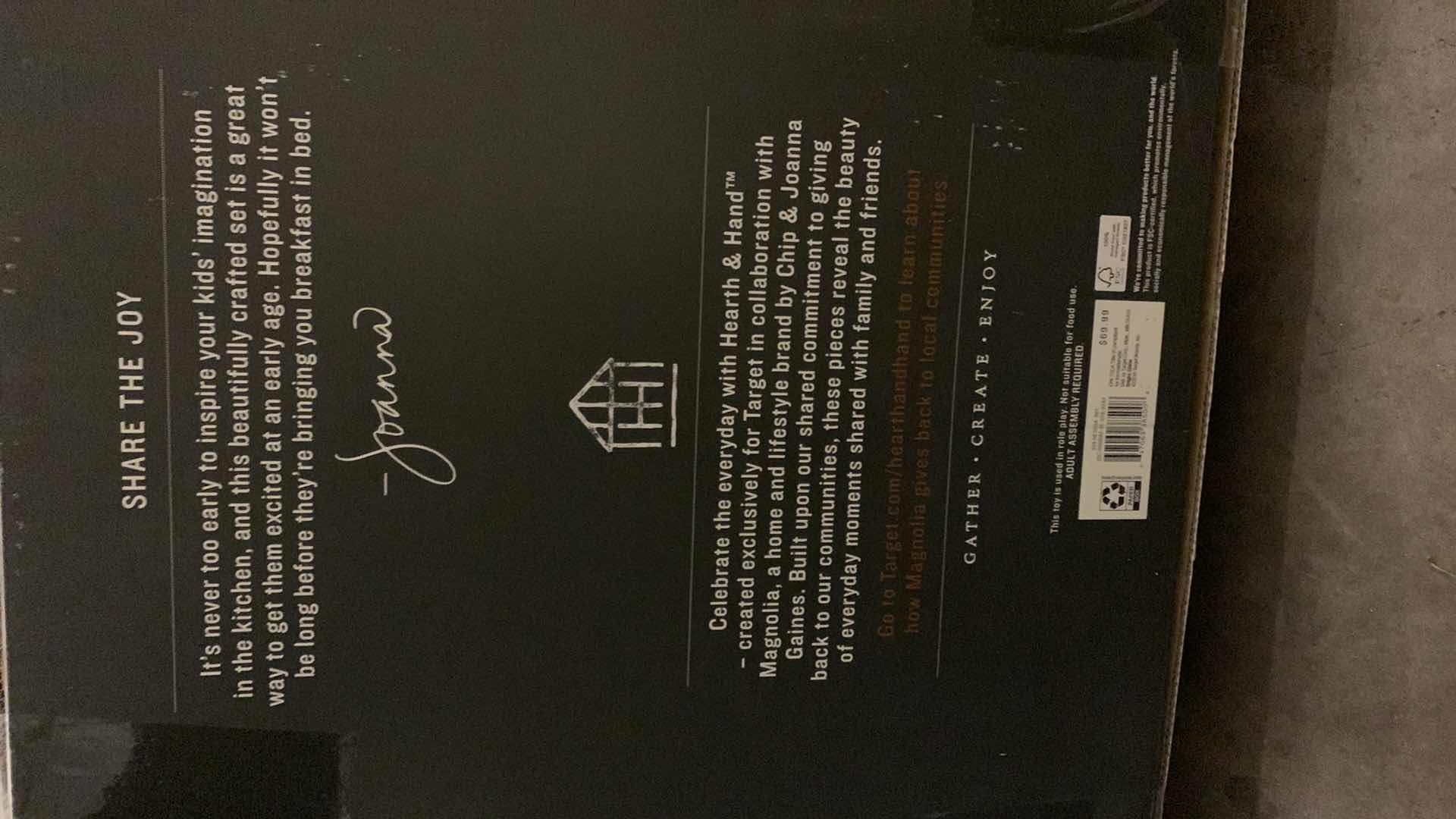 Photo 1 of HEARTH & HAND WITH MAGNOLIA WOOD REFRIGERATOR FOR AGES 3+