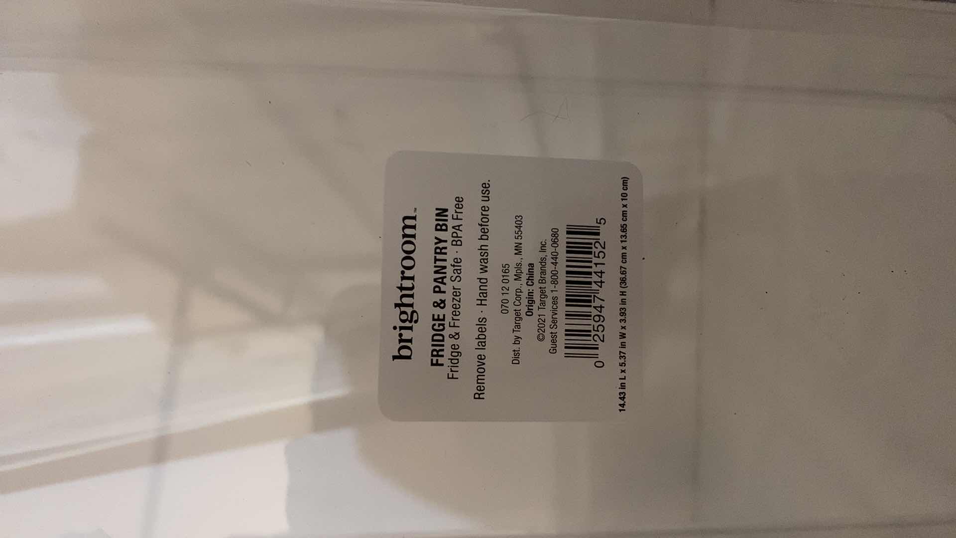 Photo 1 of 4 BRIGHTROOM FRIDGE AND PANTRY BINS