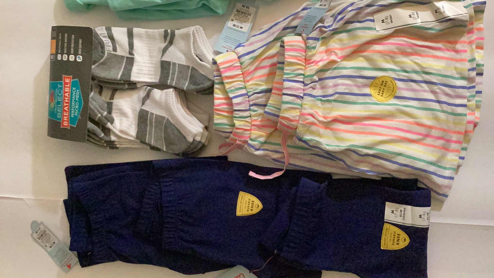 Photo 2 of 9- GIRLS SIZE MEDIUM CLOTHING ITEMS