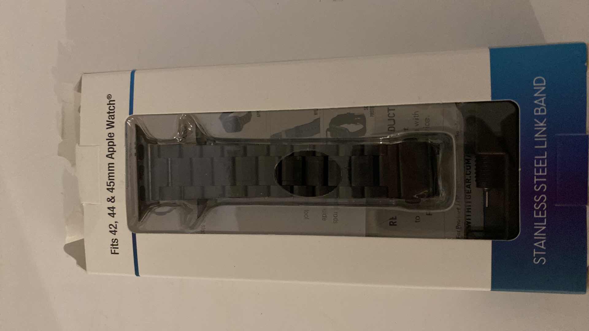 Photo 1 of WITHit STAINLESS STEEL LINK BAND FOR APPLE WATCH