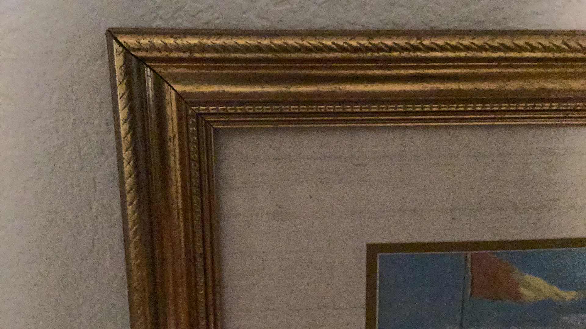 Photo 1 of FRAMED ART MONET PRINT 25” X H21” (MISSING GLASS)