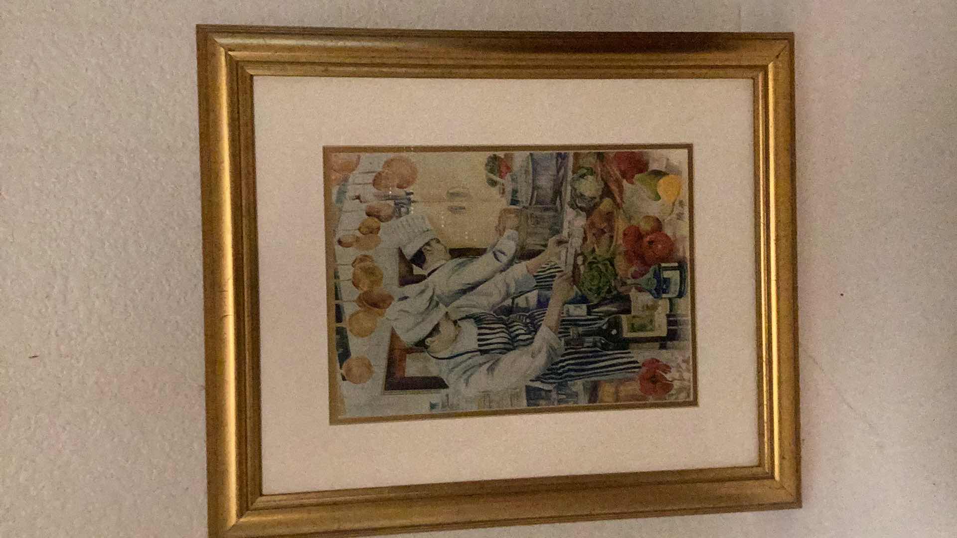 Photo 1 of 3-FRAMED ART CHEFS AND BISTRO 19” X 23”