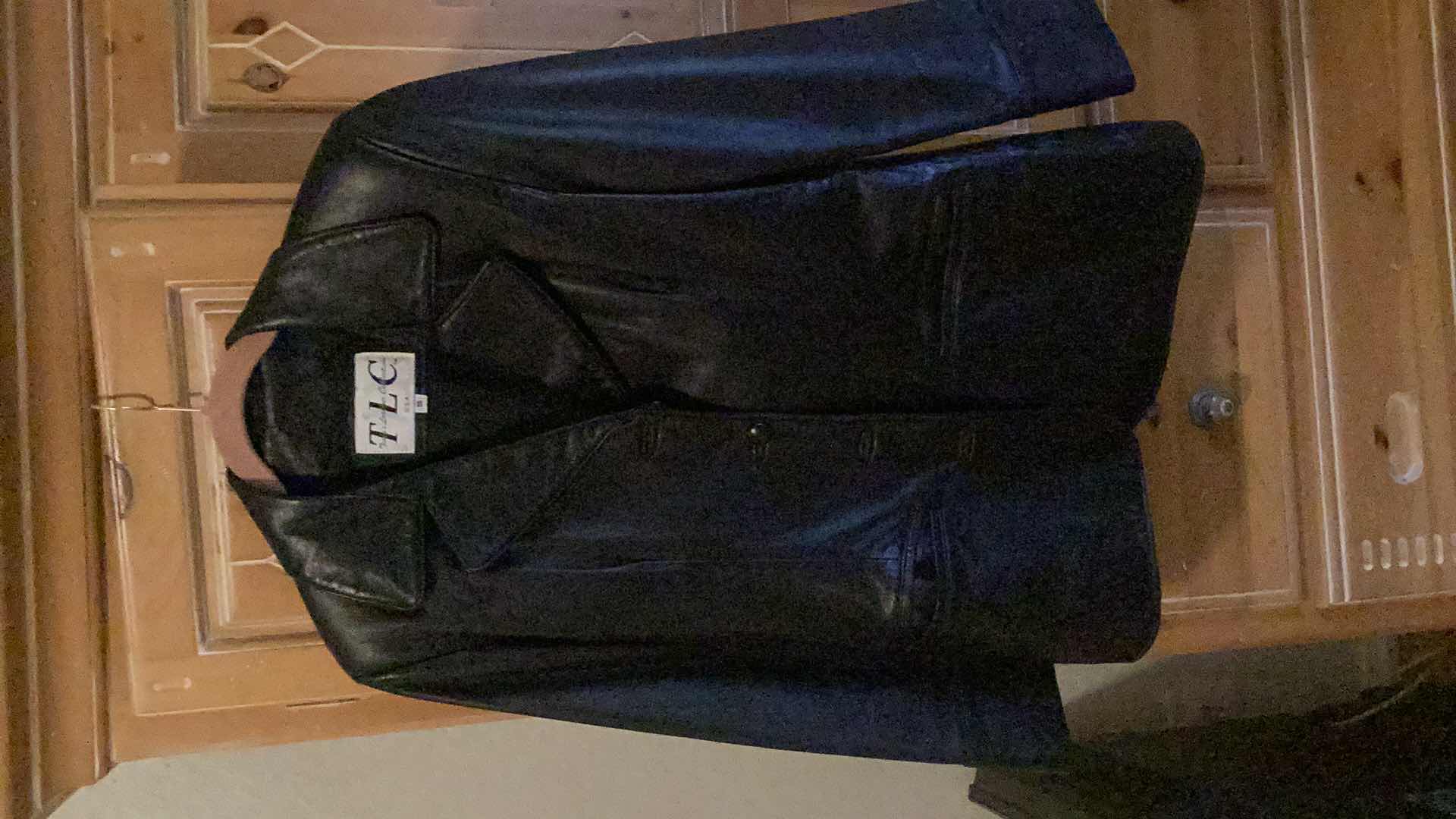 Photo 1 of LADIES SIZE SMALL TLC LEATHER JACKET MADE IN USA