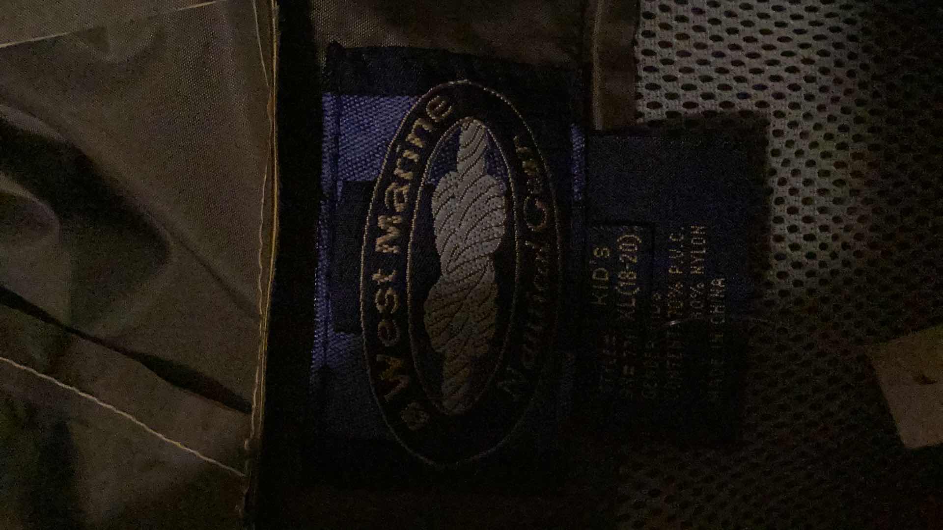 Photo 1 of CHILDS SIZE XL WEST MARINE NAUTICAL JACKET NWT