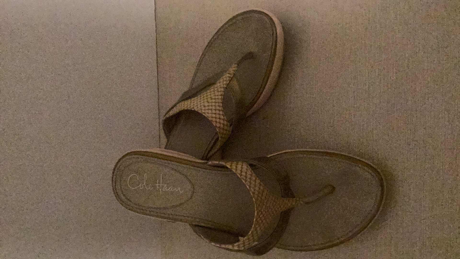 Photo 1 of 2 PAIRS LADIES SHOES SIZE 8.5, COLE HAAN SANDALS AND ROCKPORT MULES