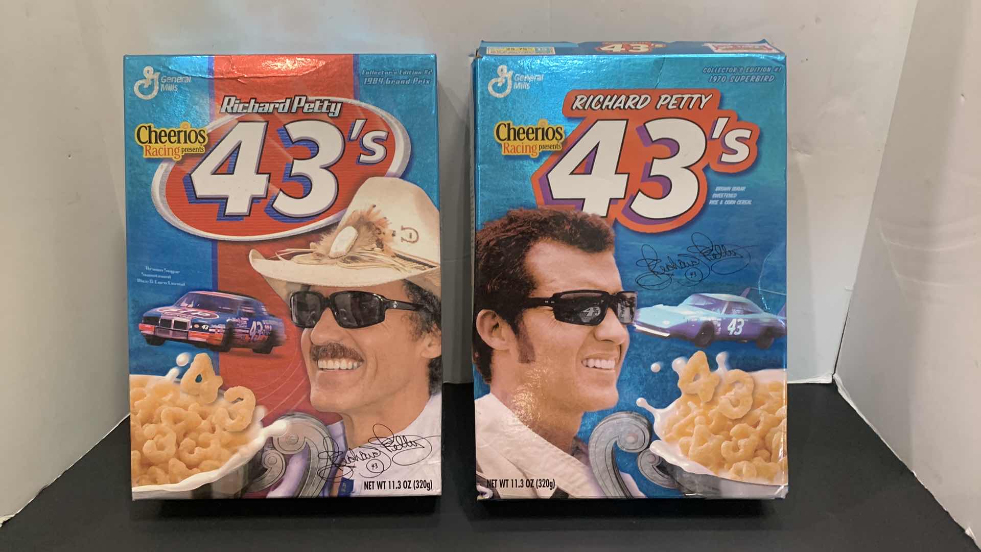 Photo 1 of 2 - VINTAGE CHEERIOS, RICHARD PETTY SIGNED, FULL SEALED CEREAL