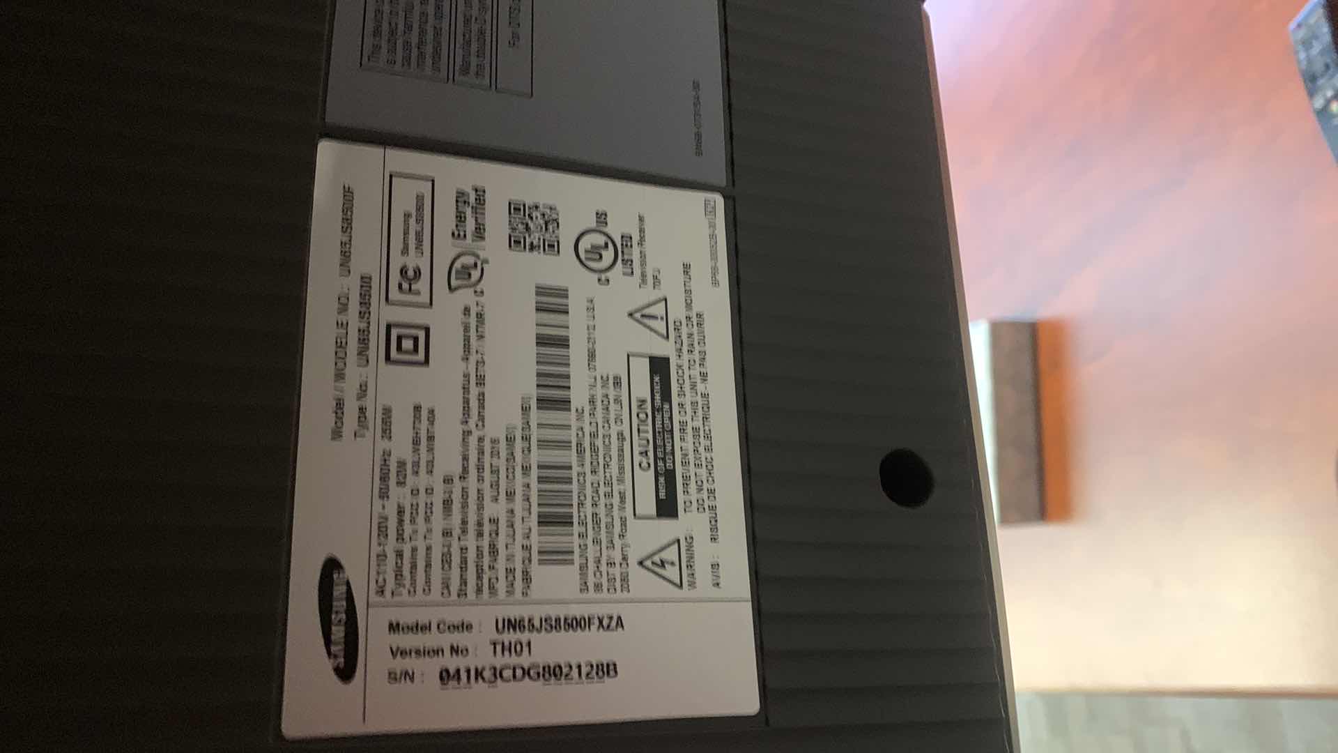 Photo 4 of 65” SAMSUNG SUHD TV W SMART HUB REMOTE