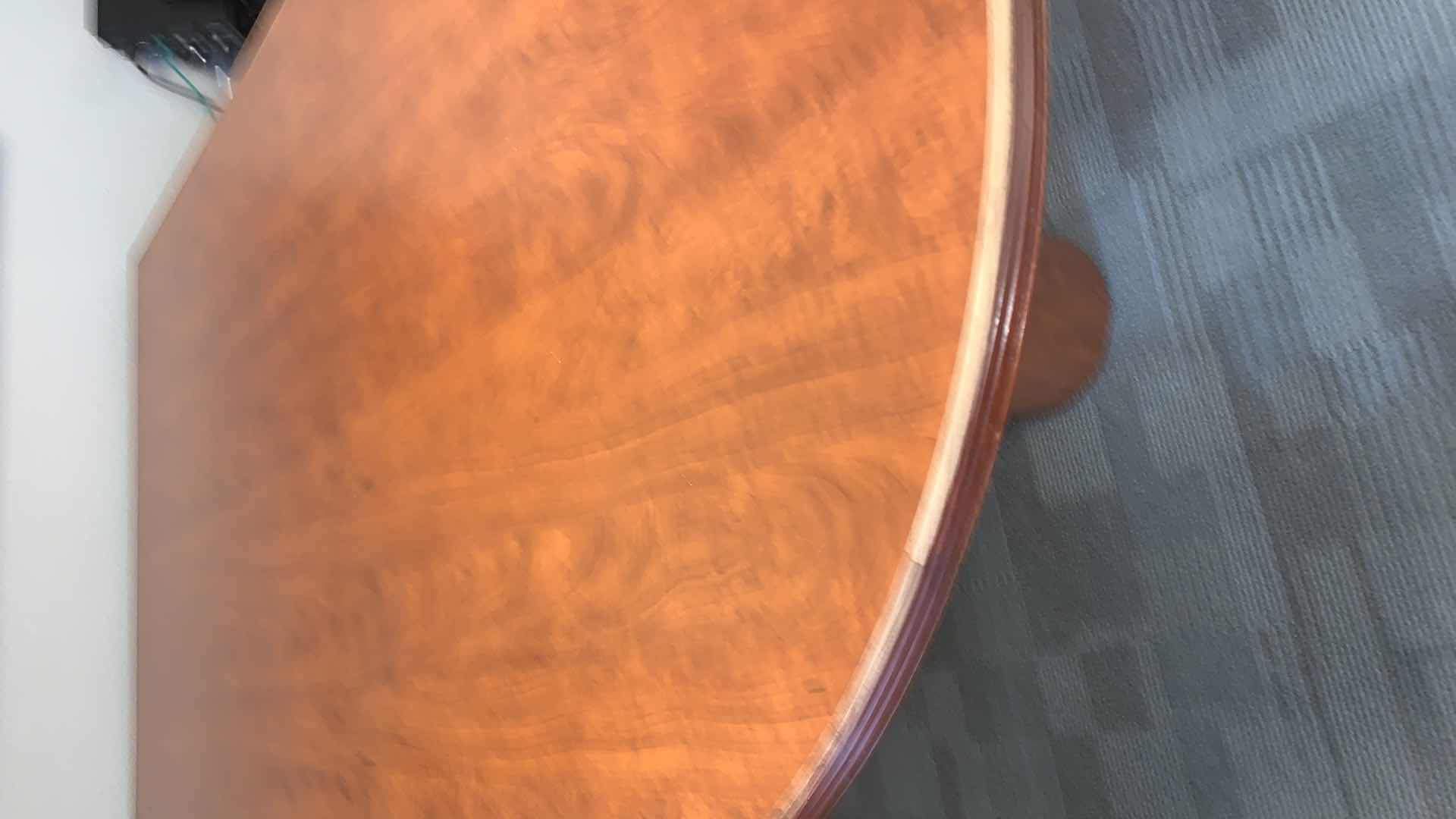 Photo 1 of WOOD OFFICE CONFERENCE TABLE 41.5” x 77” x H29”