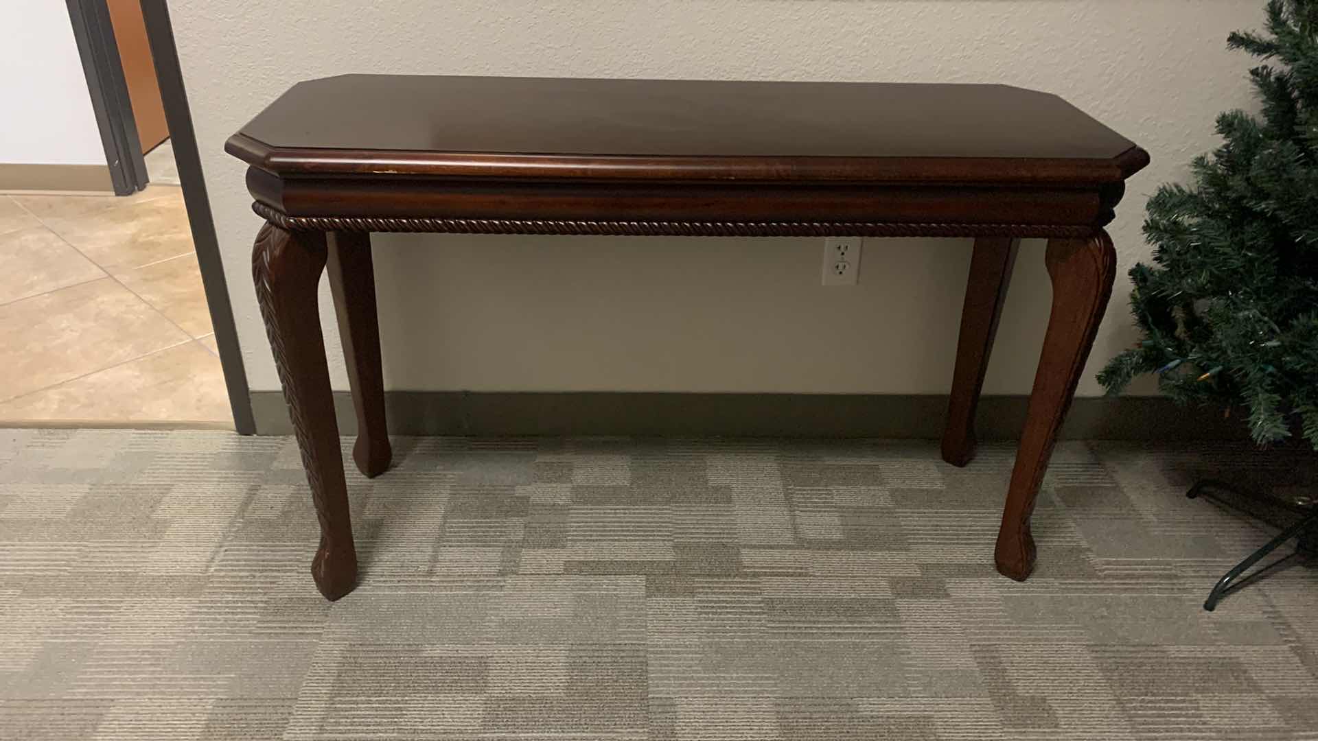 Photo 1 of WOOD CONSOLE TABLE 48” x 17” x H29.5