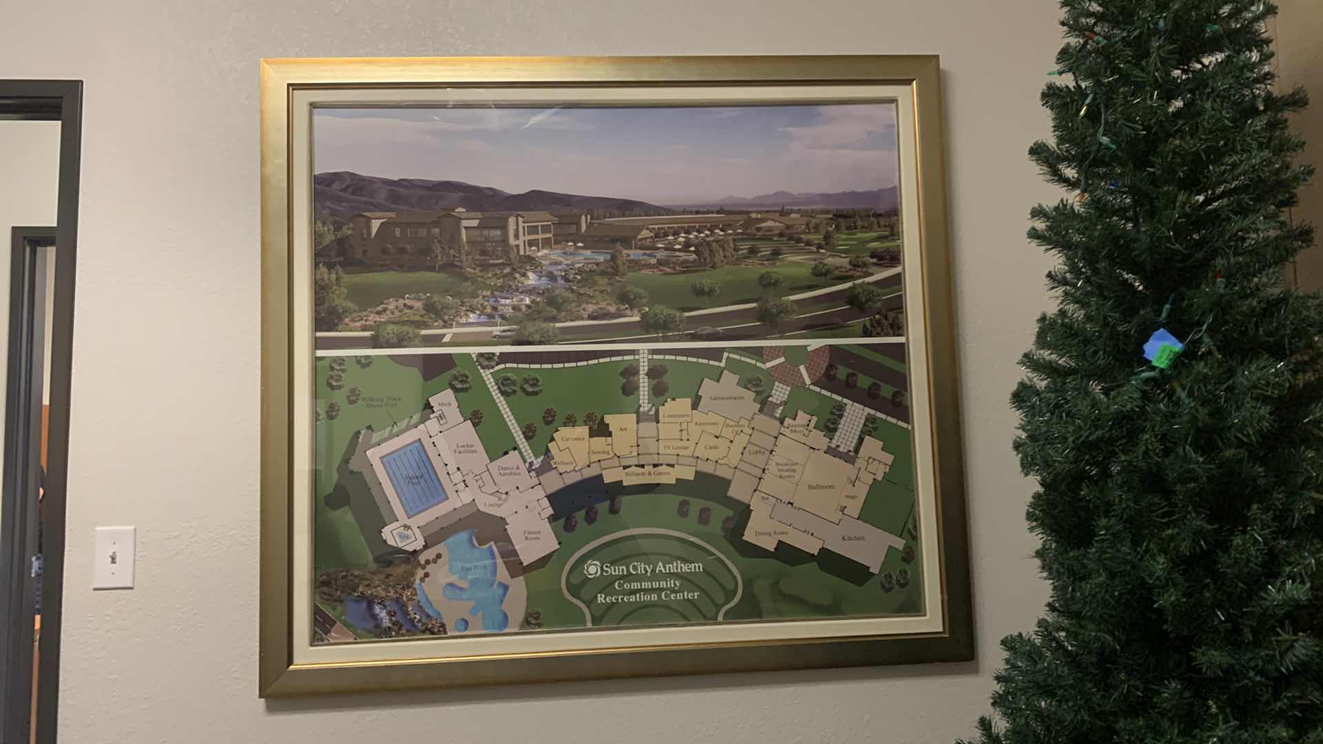 Photo 1 of GOLD FRAMED ARTWORK 58” x 52” SUN CITY ANTHEM RECREATIONAL CENTER