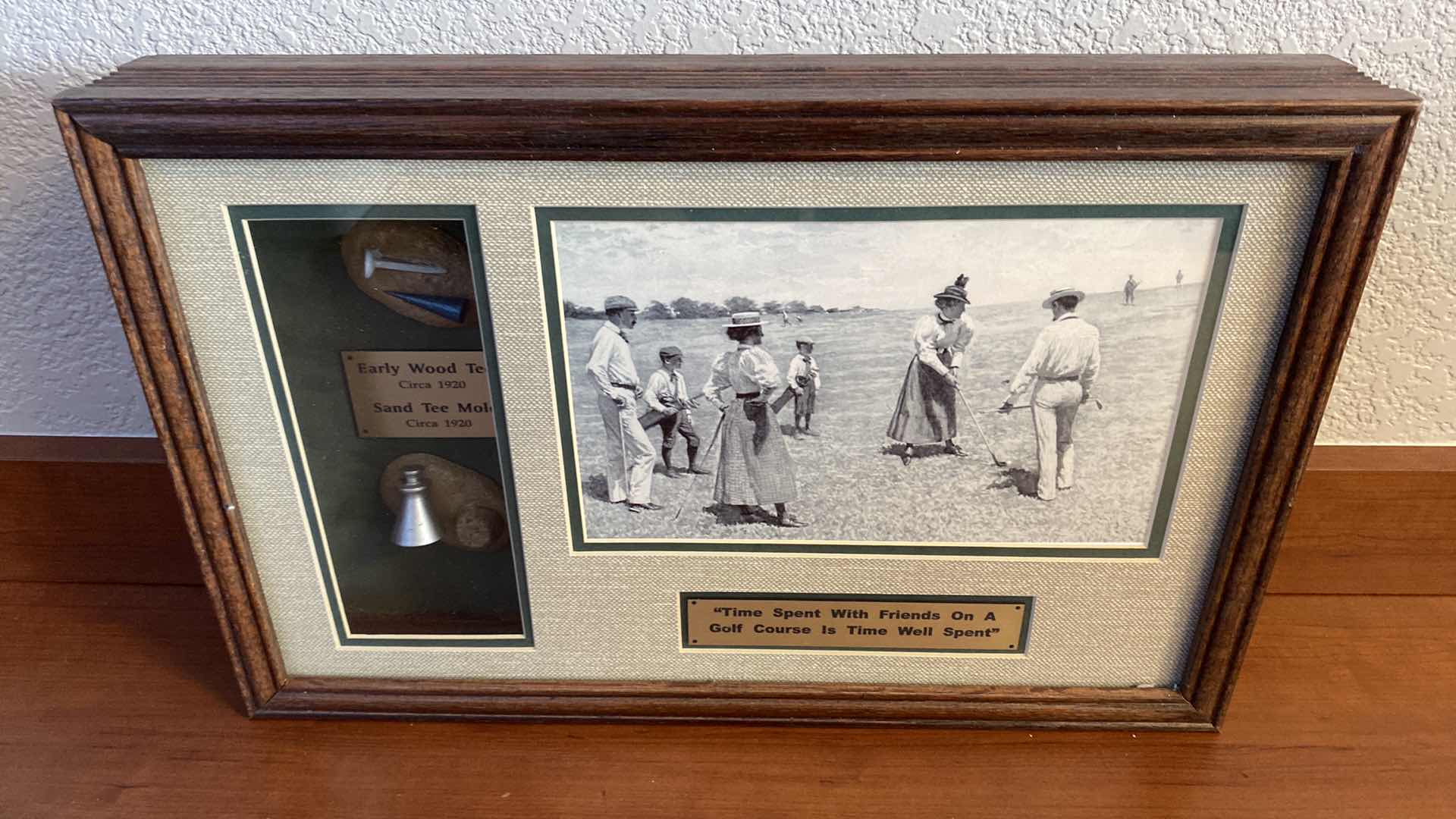 Photo 1 of 3 FRAMED AND MATTED GOLF ART 11” X H17”