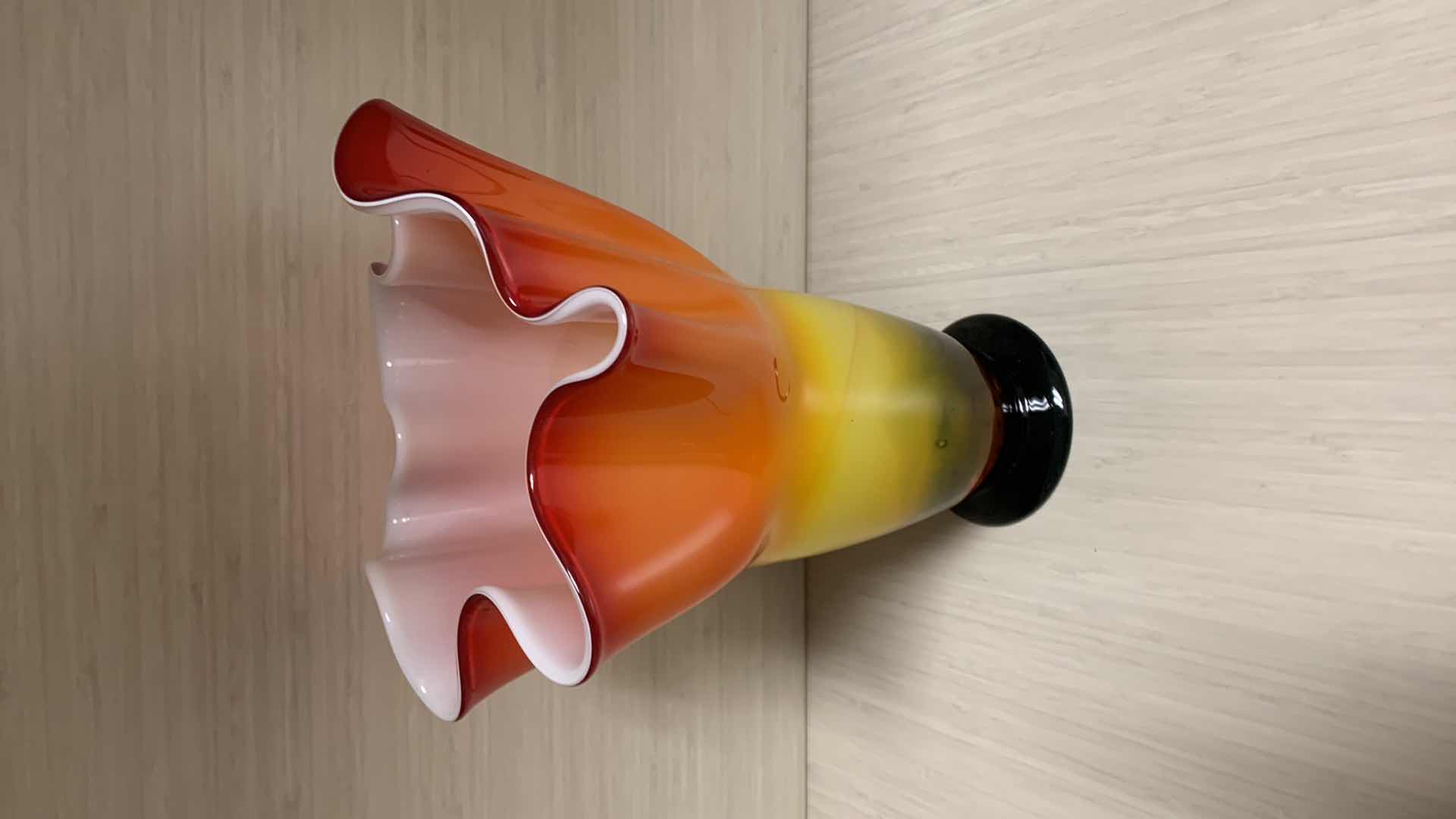 Photo 1 of 2 PIECE HOME DECOR, GLASS VASE AND TOPIARY